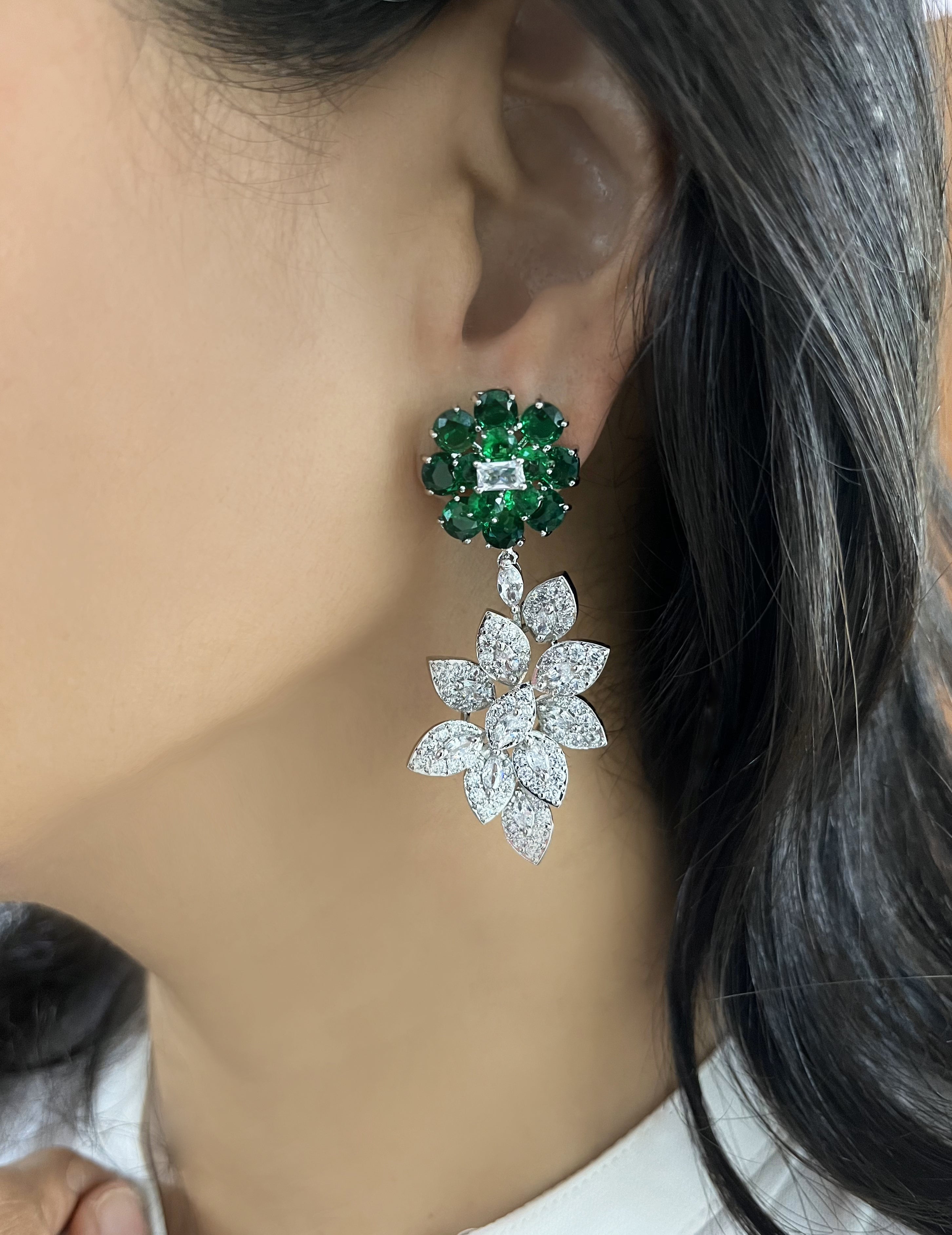 Bloom Diamond Designer Earrings