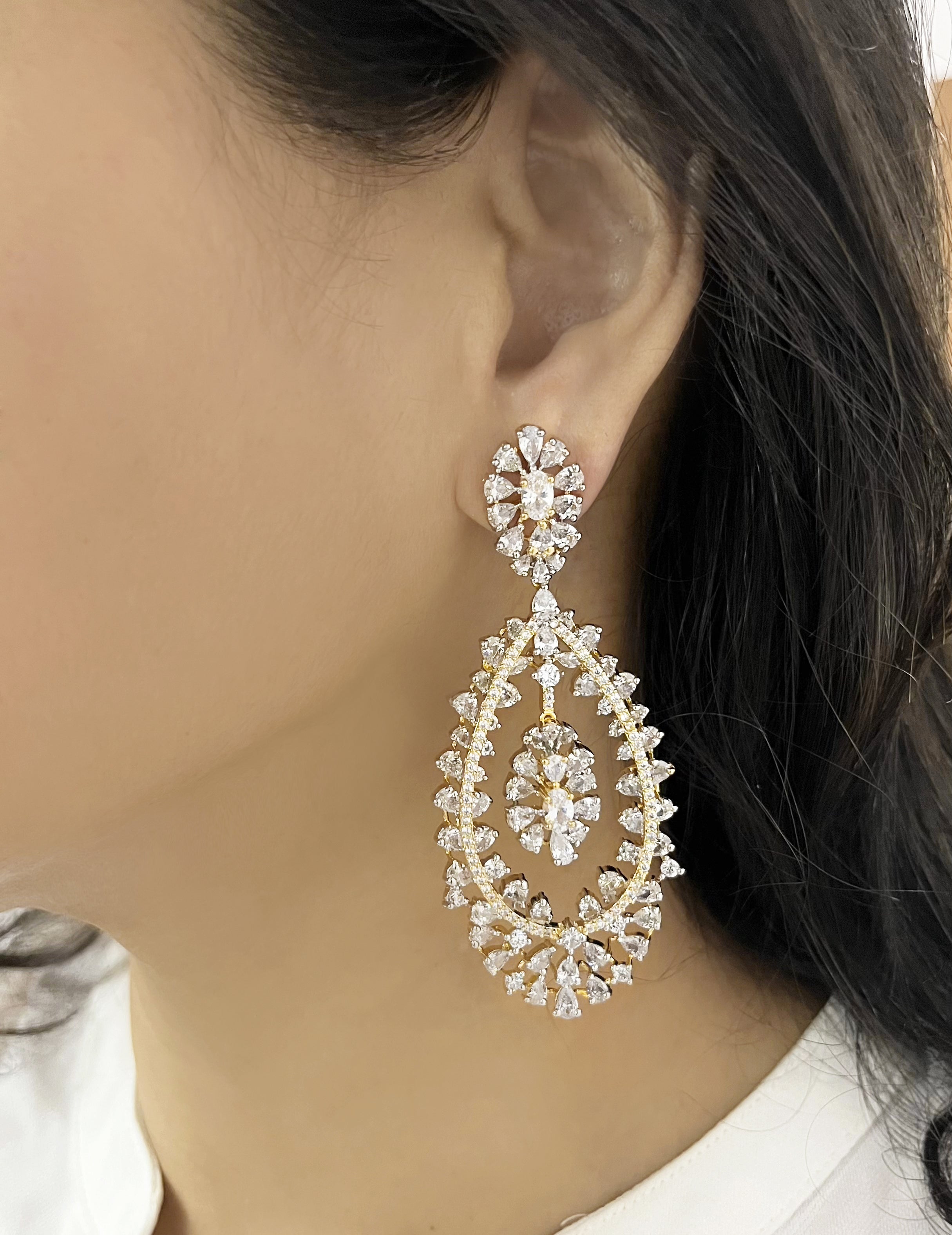 Alina Diamond Designer Earrings