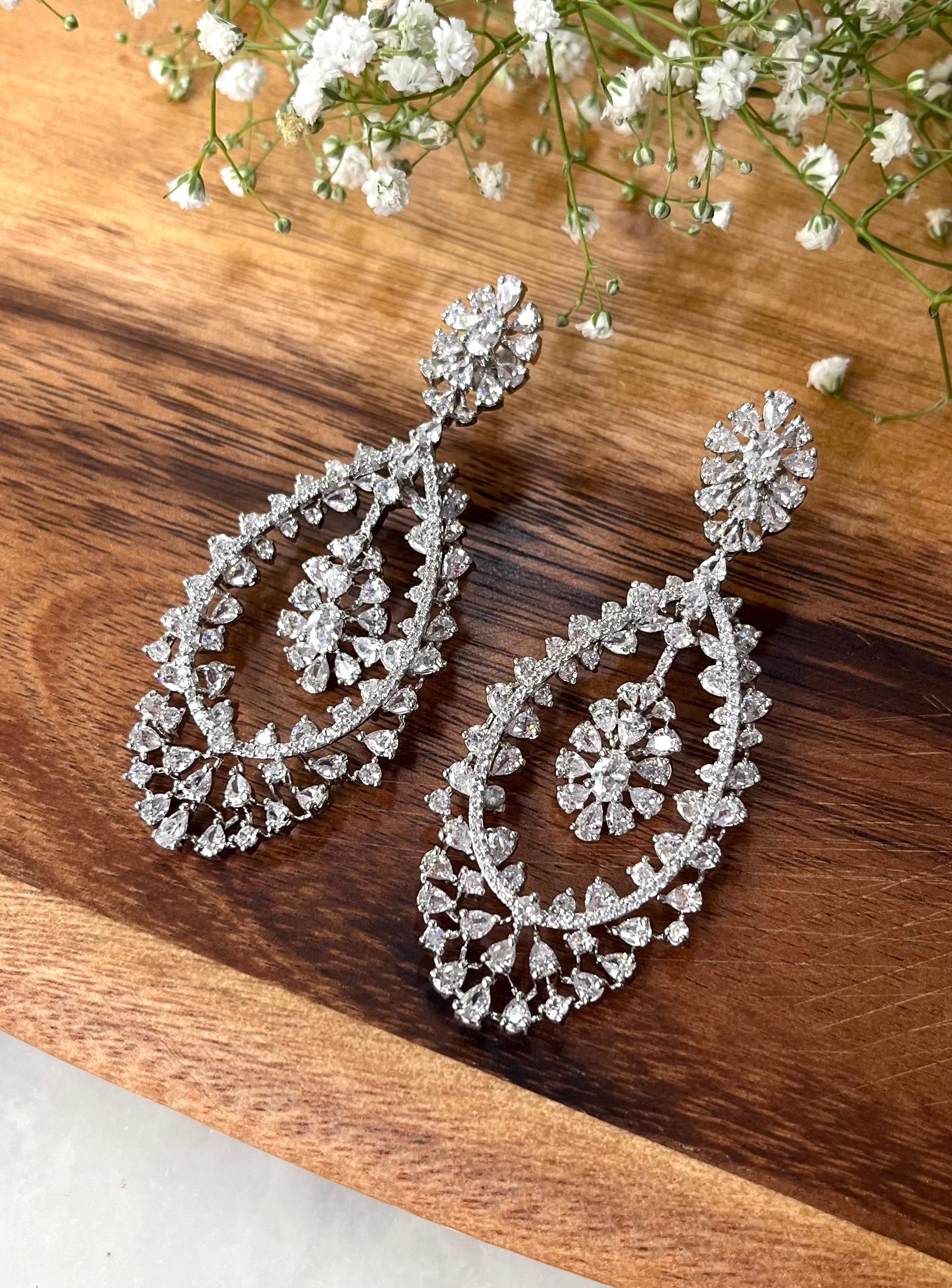 Alina Diamond Designer Earrings