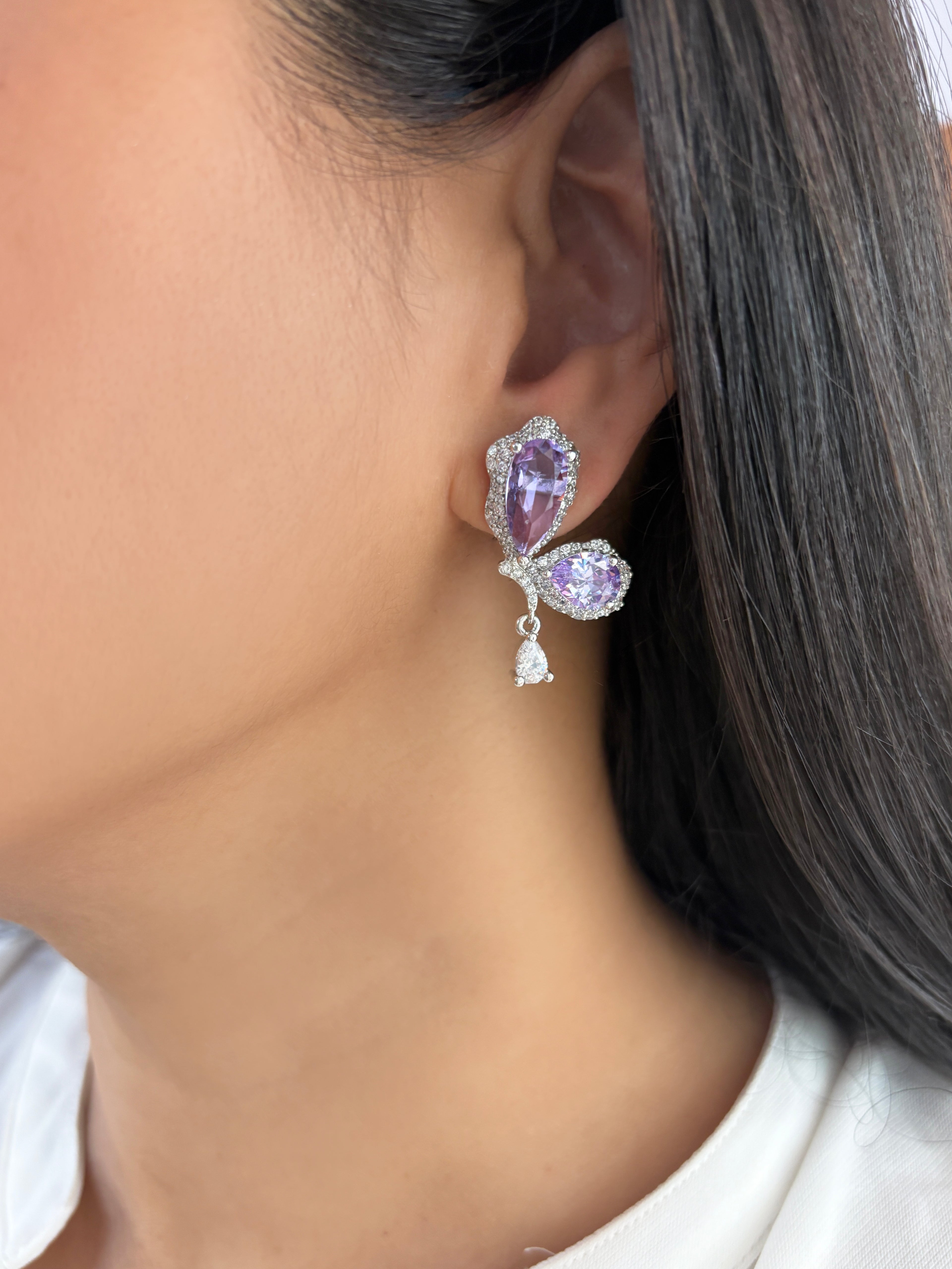 Butterfly Designer Diamond Studs