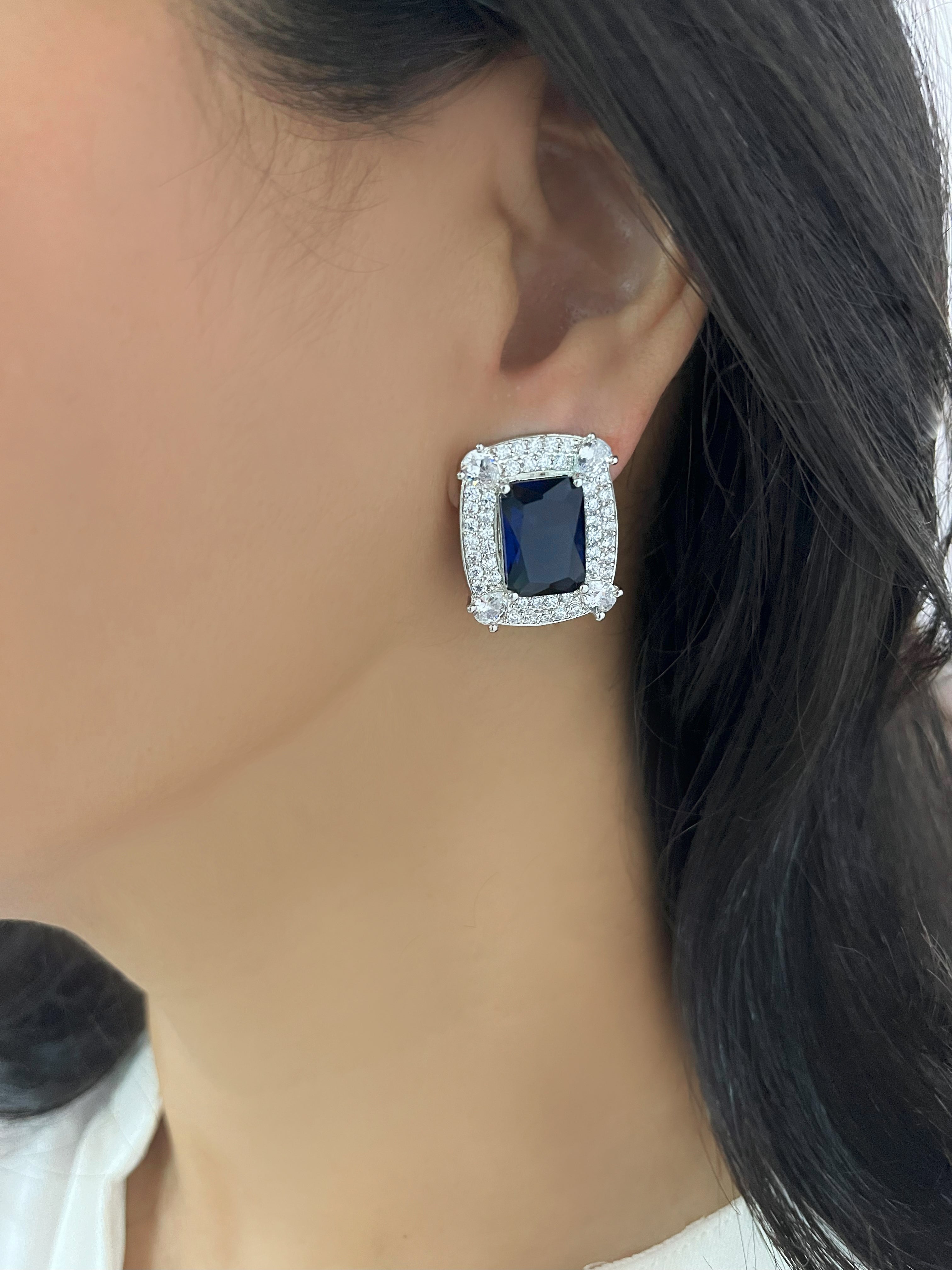 Venus Diamond & Color Stone Studs