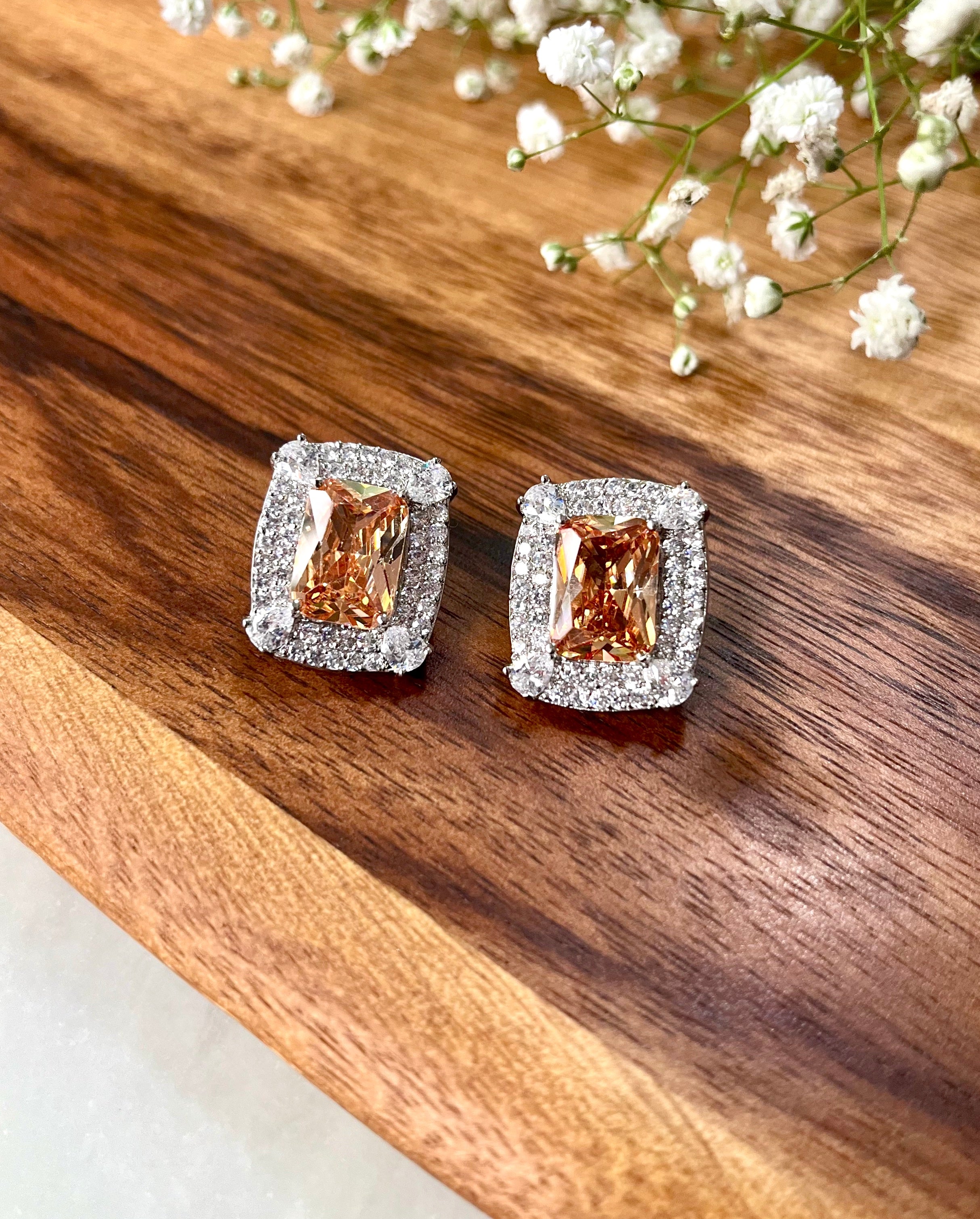 Venus Diamond & Color Stone Studs