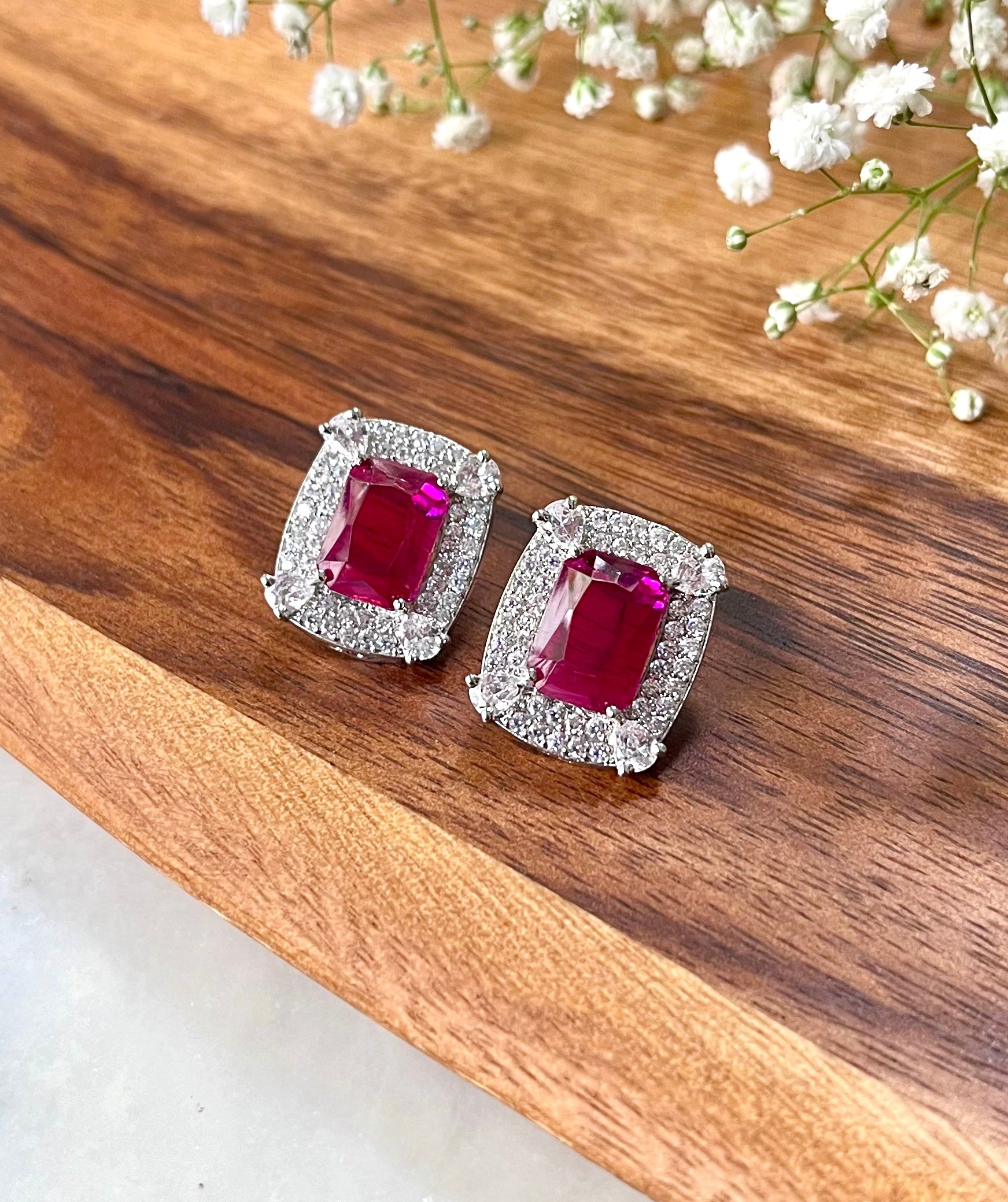 Venus Diamond & Color Stone Studs