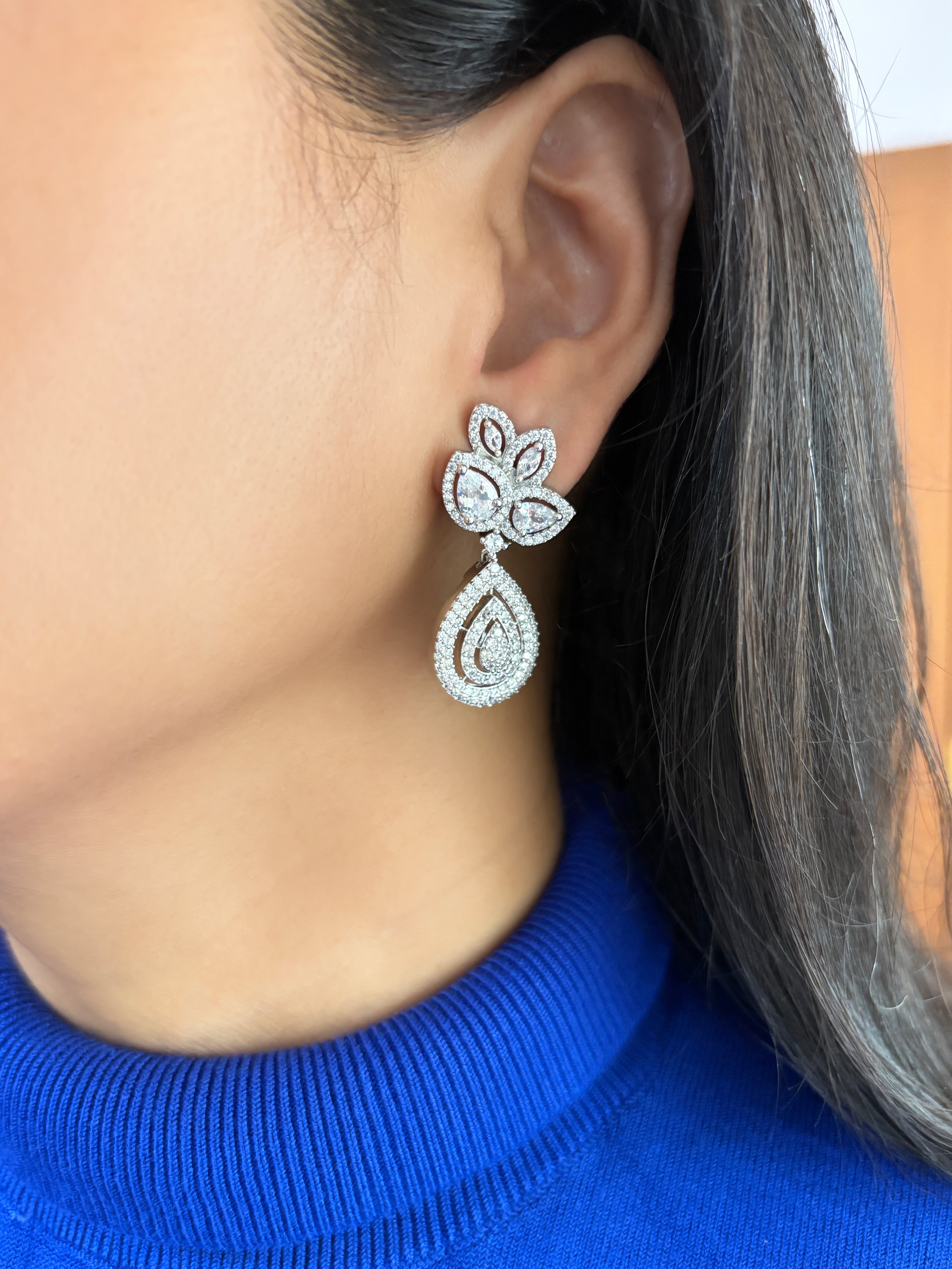 Opala Diamond Designer Earrings