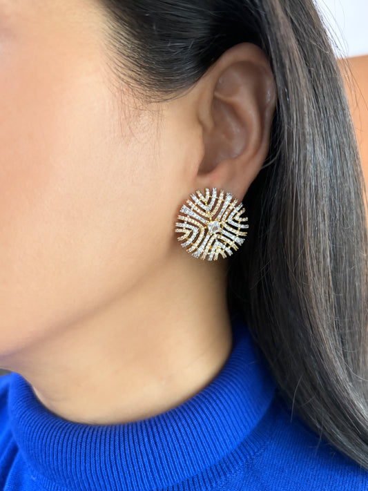 Nesti Diamond Designer Studs