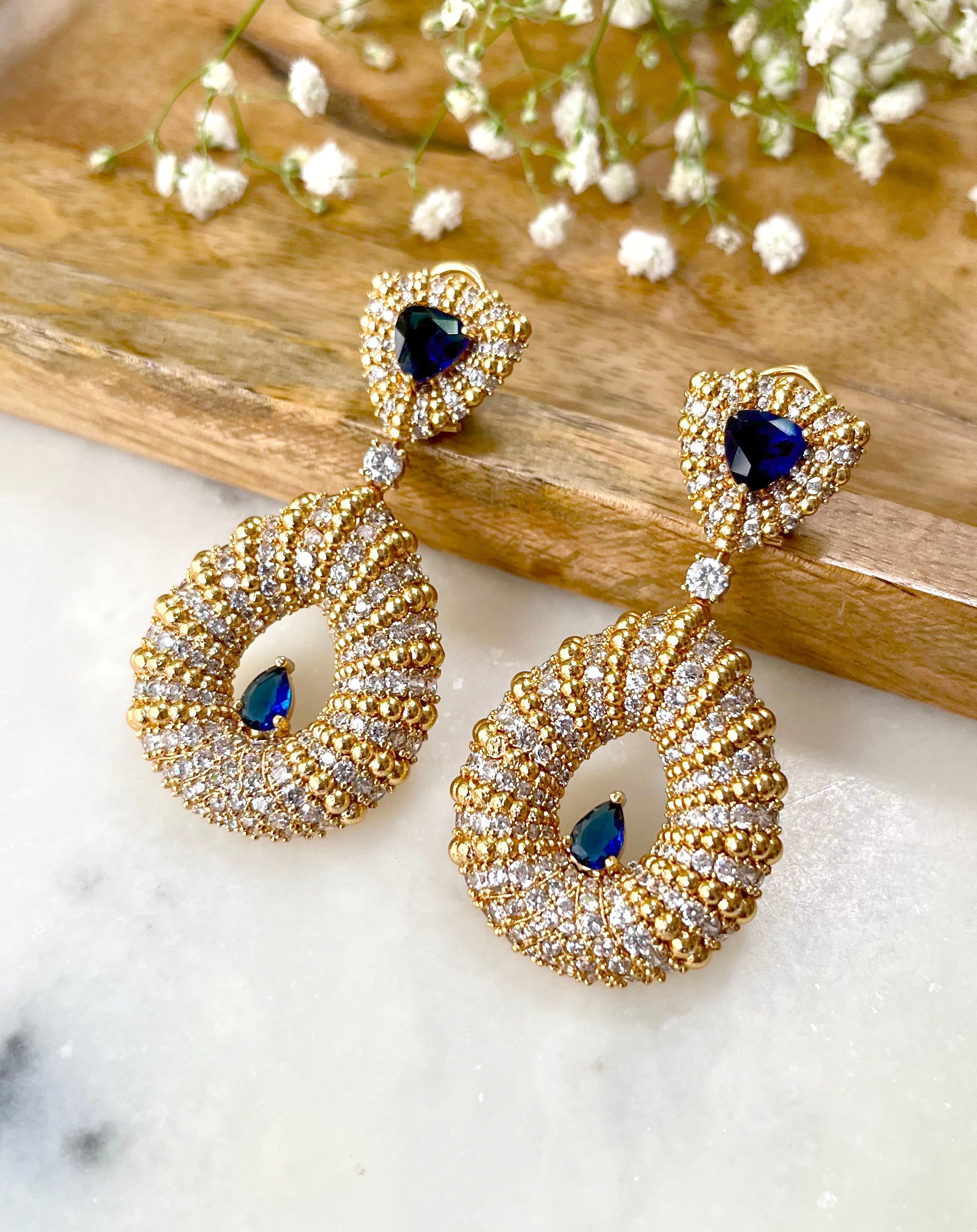 Goldie Contemporary Statement Earrings