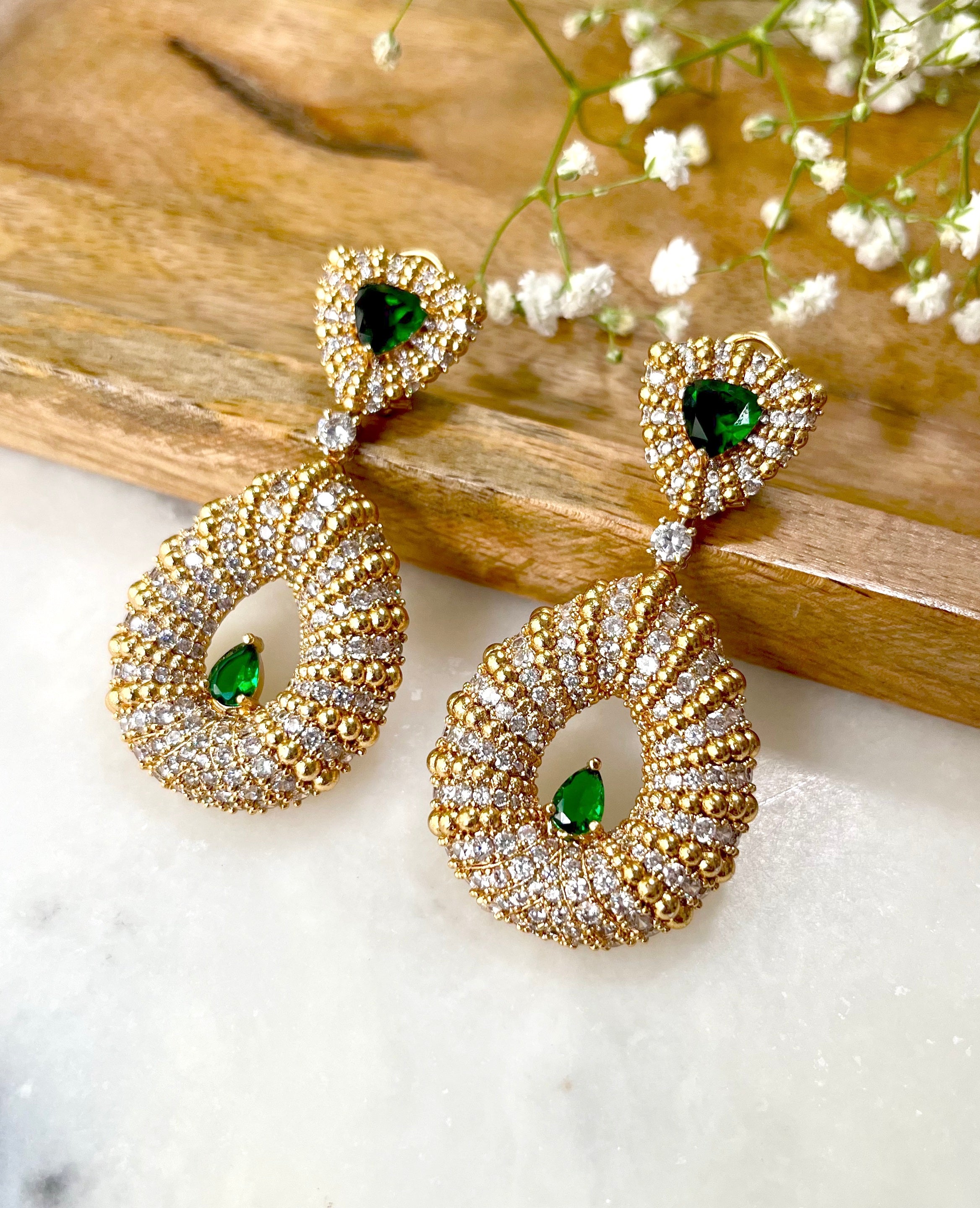 Goldie Contemporary Statement Earrings