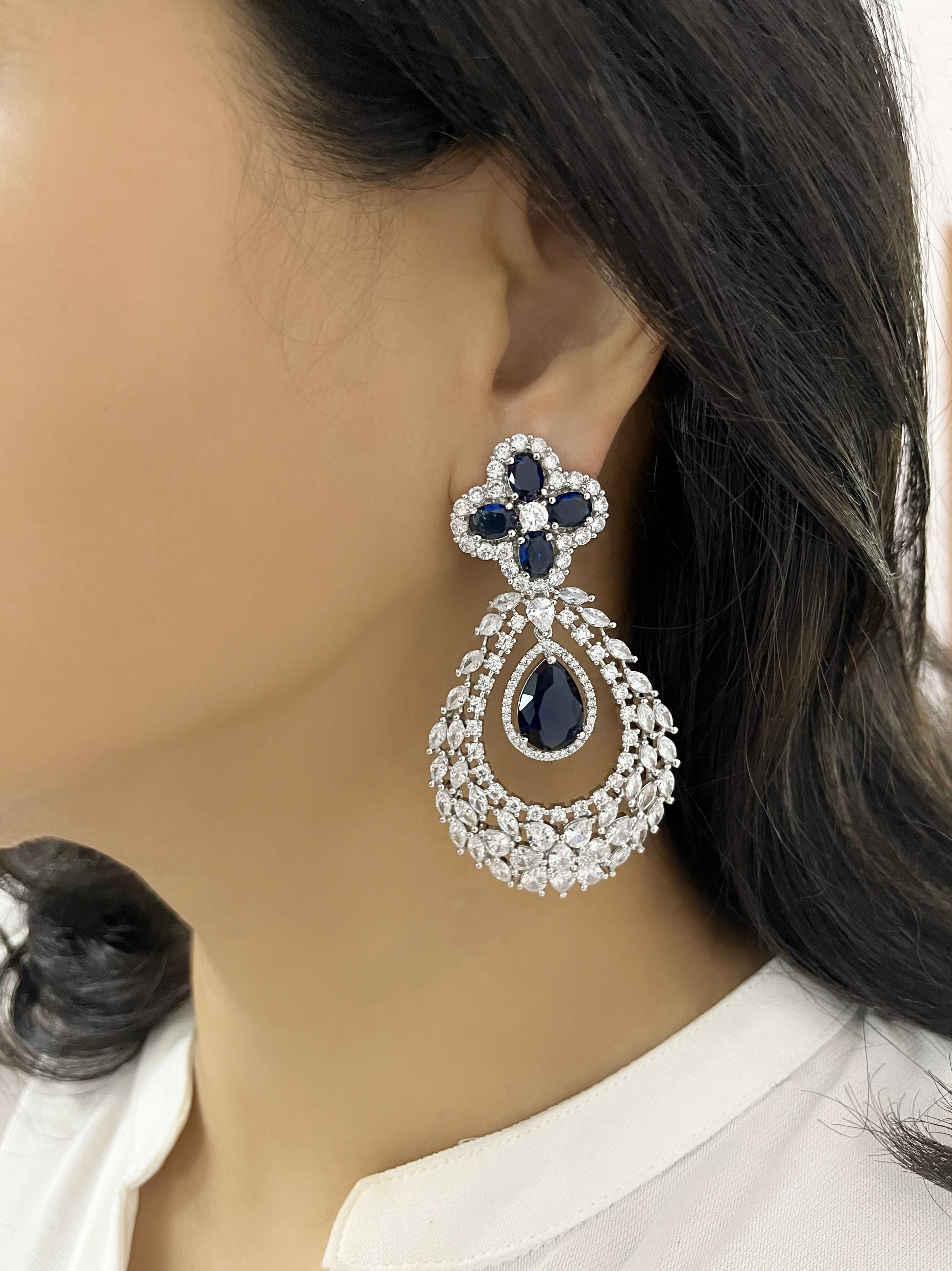 Sonnet Diamond Statement Earrings