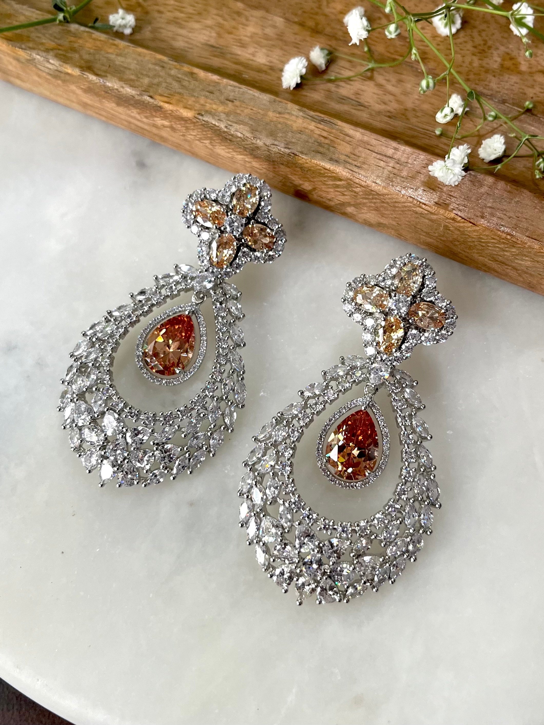Sonnet Diamond Statement Earrings