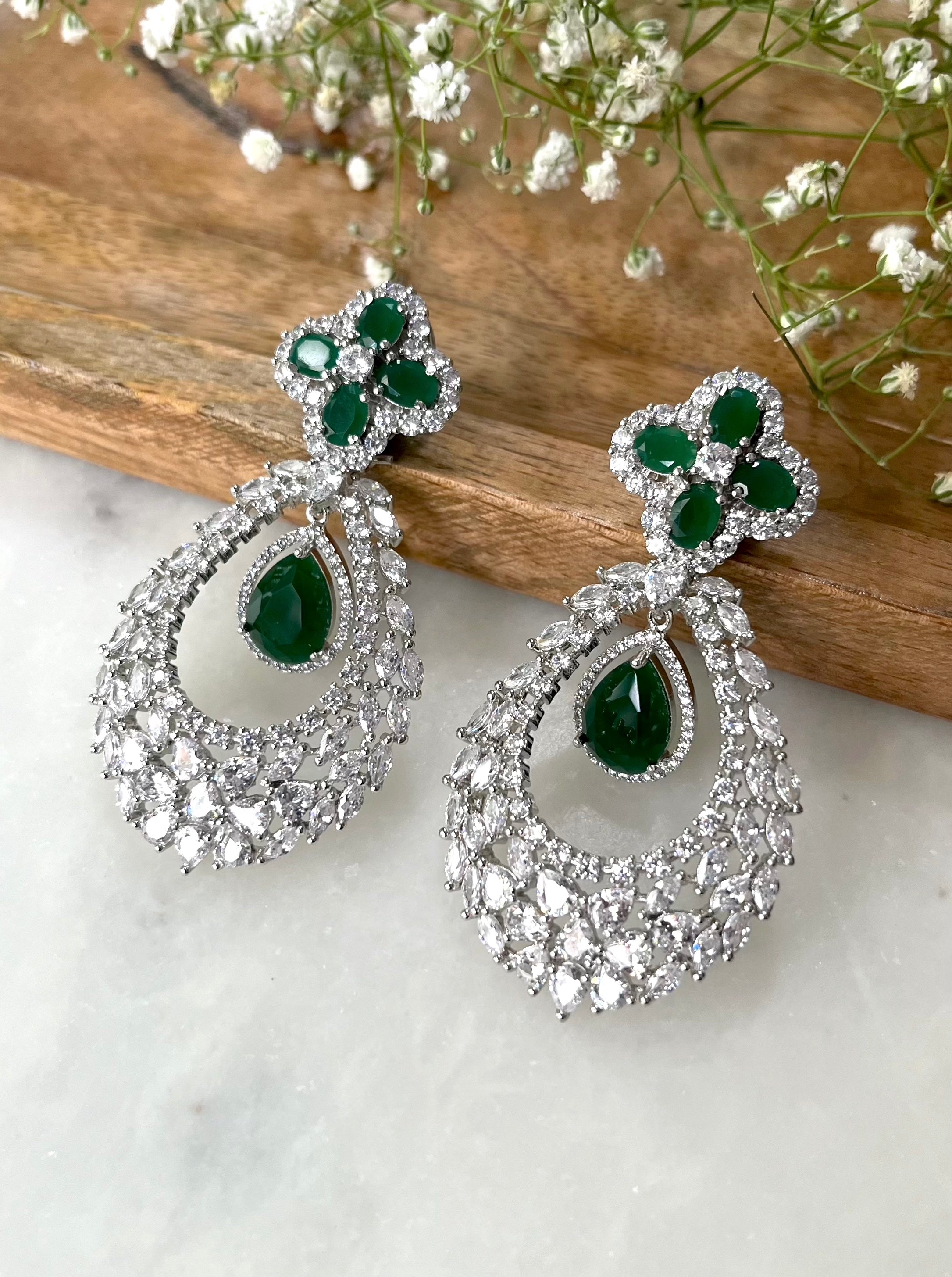Sonnet Diamond Statement Earrings
