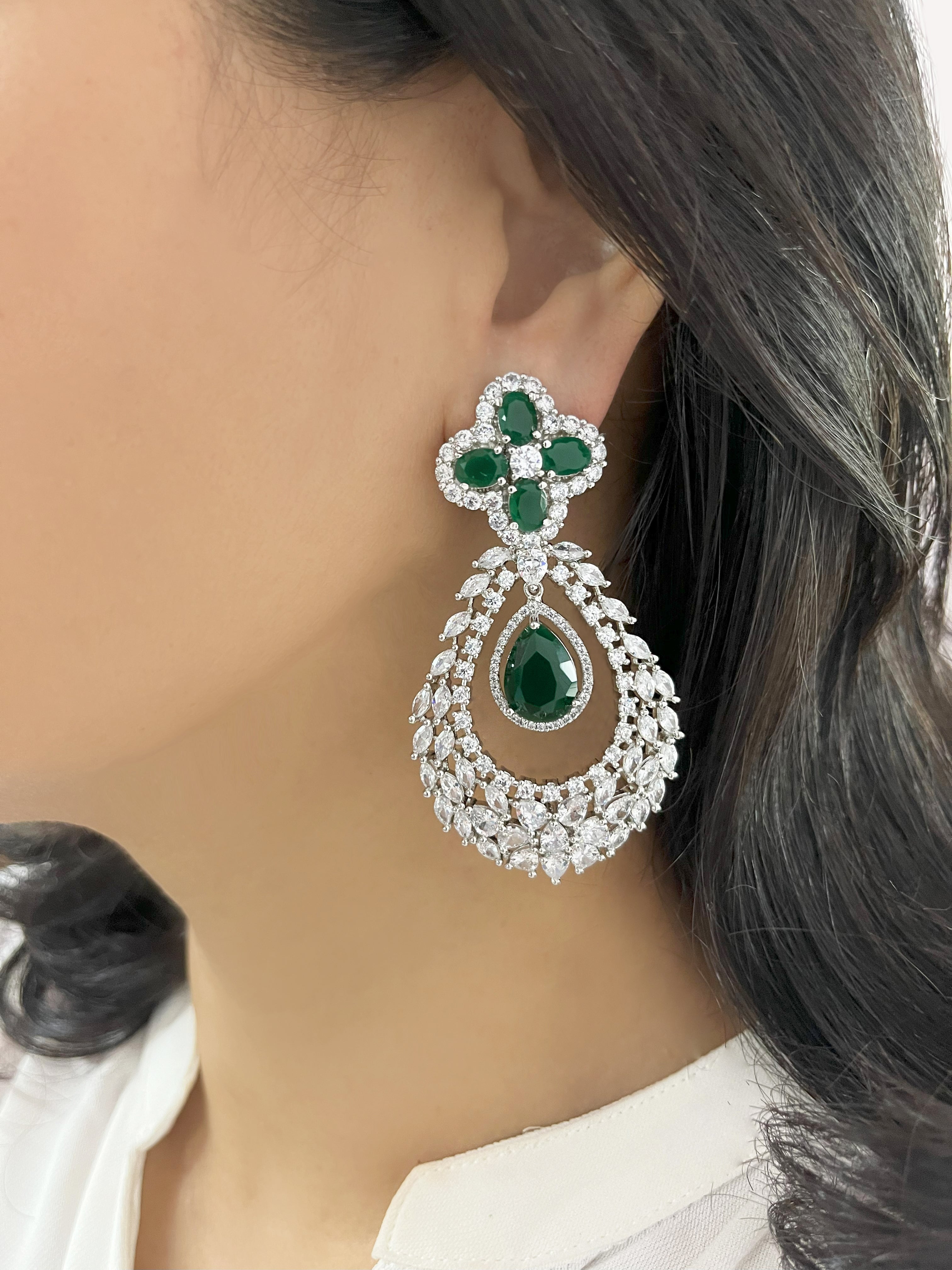 Sonnet Diamond Statement Earrings
