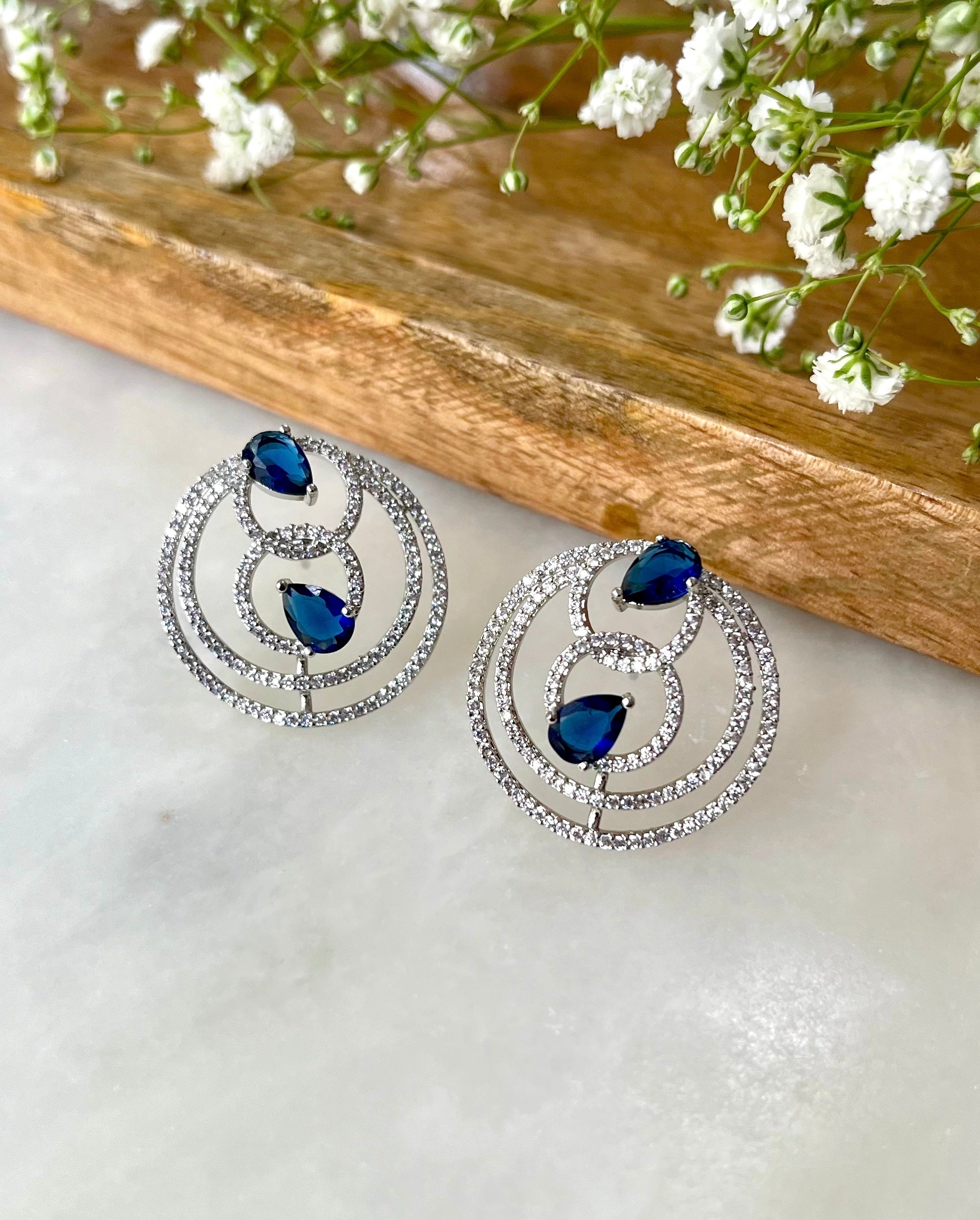 Circa Designer Diamond Stud Earrings