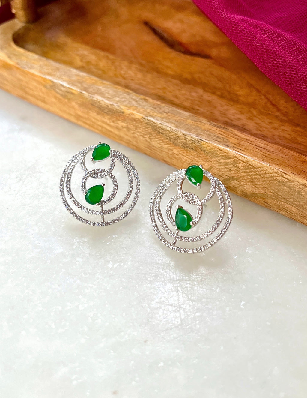 Circa Designer Diamond Stud Earrings