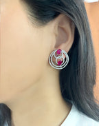 Circa Designer Diamond Stud Earrings