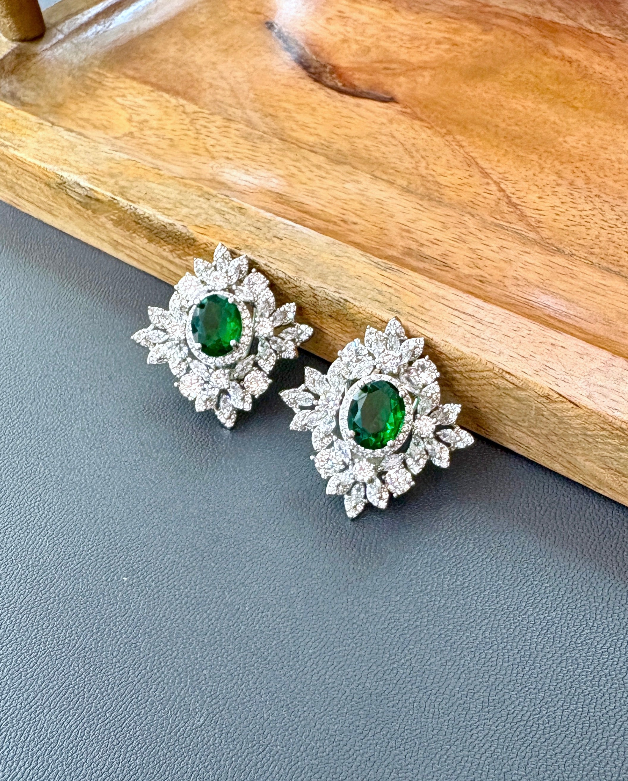 Luna Diamond Designer Studs