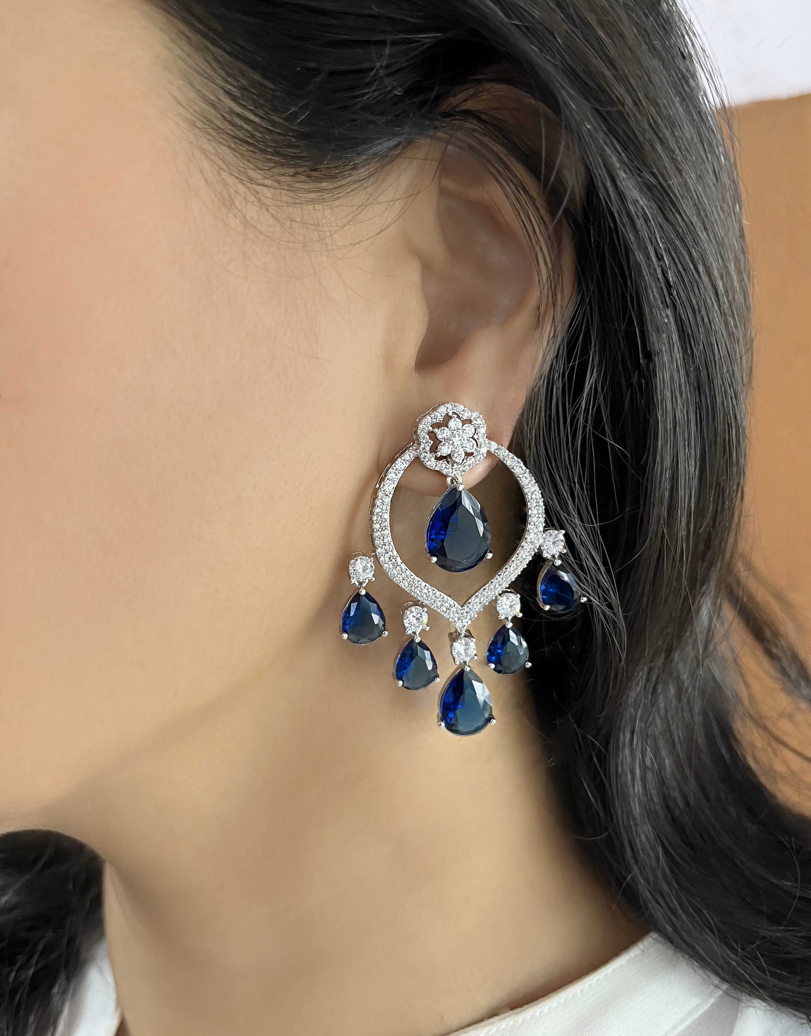 Eleanor Diamond Designer Earrings