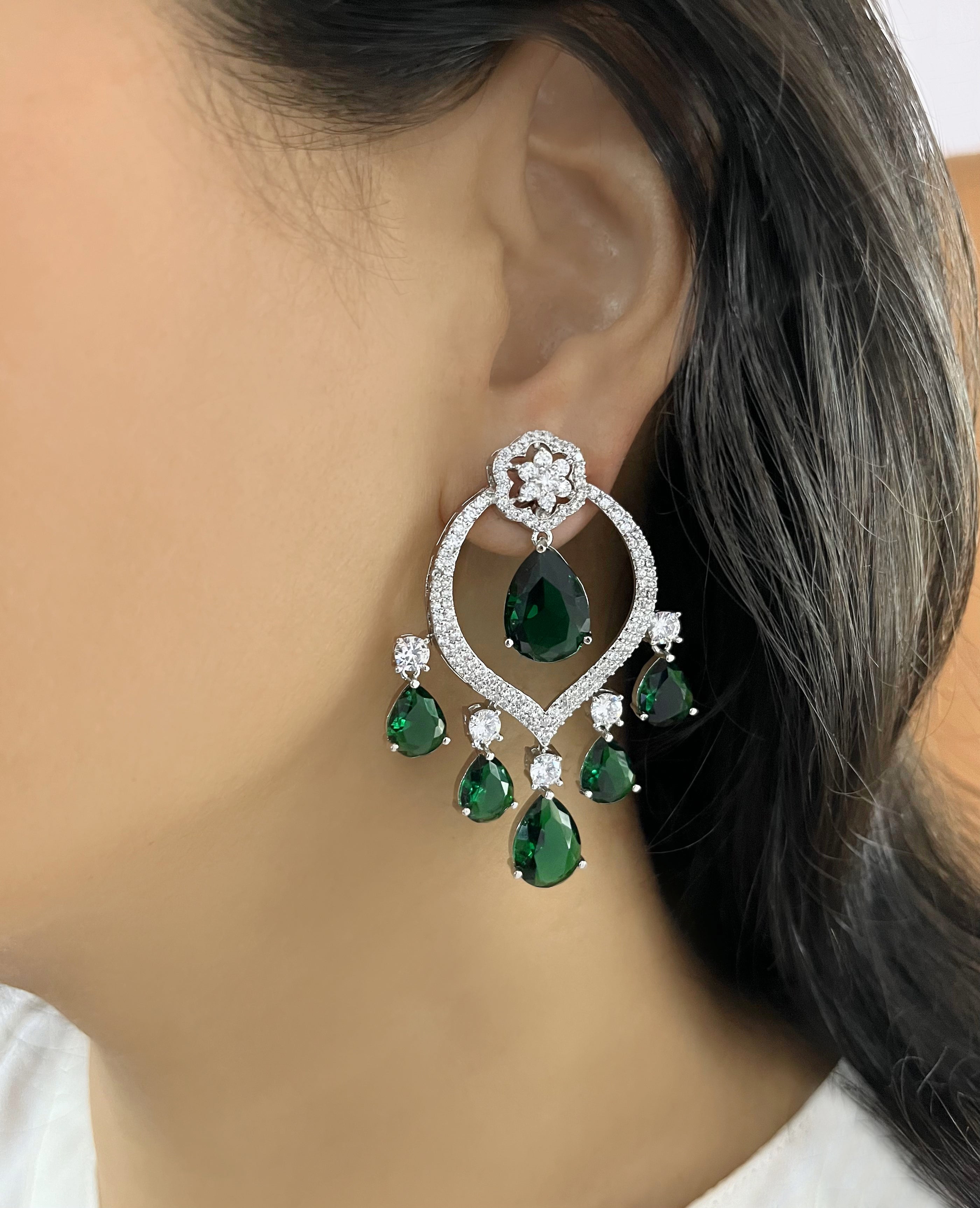 Eleanor Diamond Designer Earrings