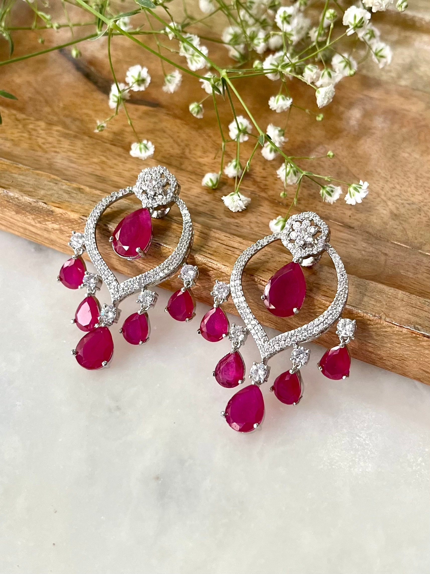 Eleanor Diamond Designer Earrings