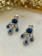 Aadhya Vintage Diamond & Gemstone Earrings