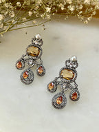 Aadhya Vintage Diamond & Gemstone Earrings
