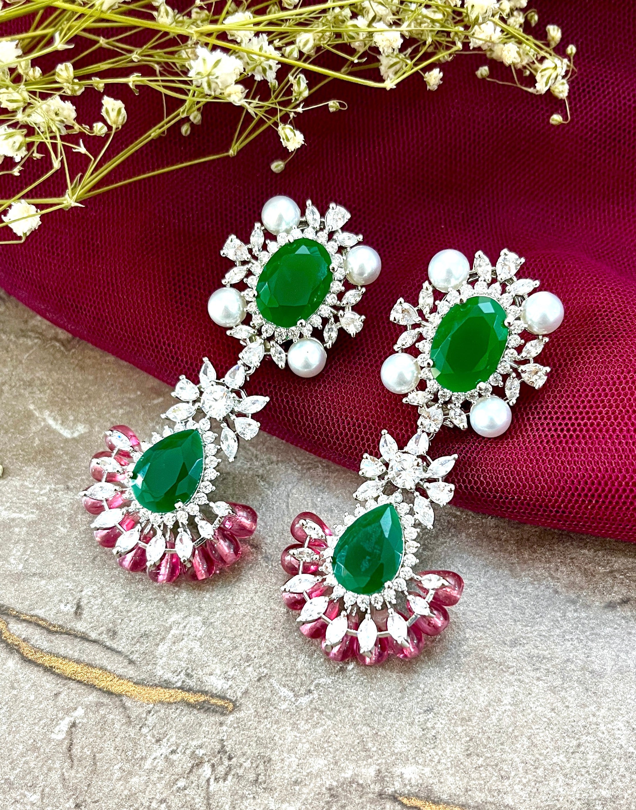 Ivy Indo Western Designer Earrings