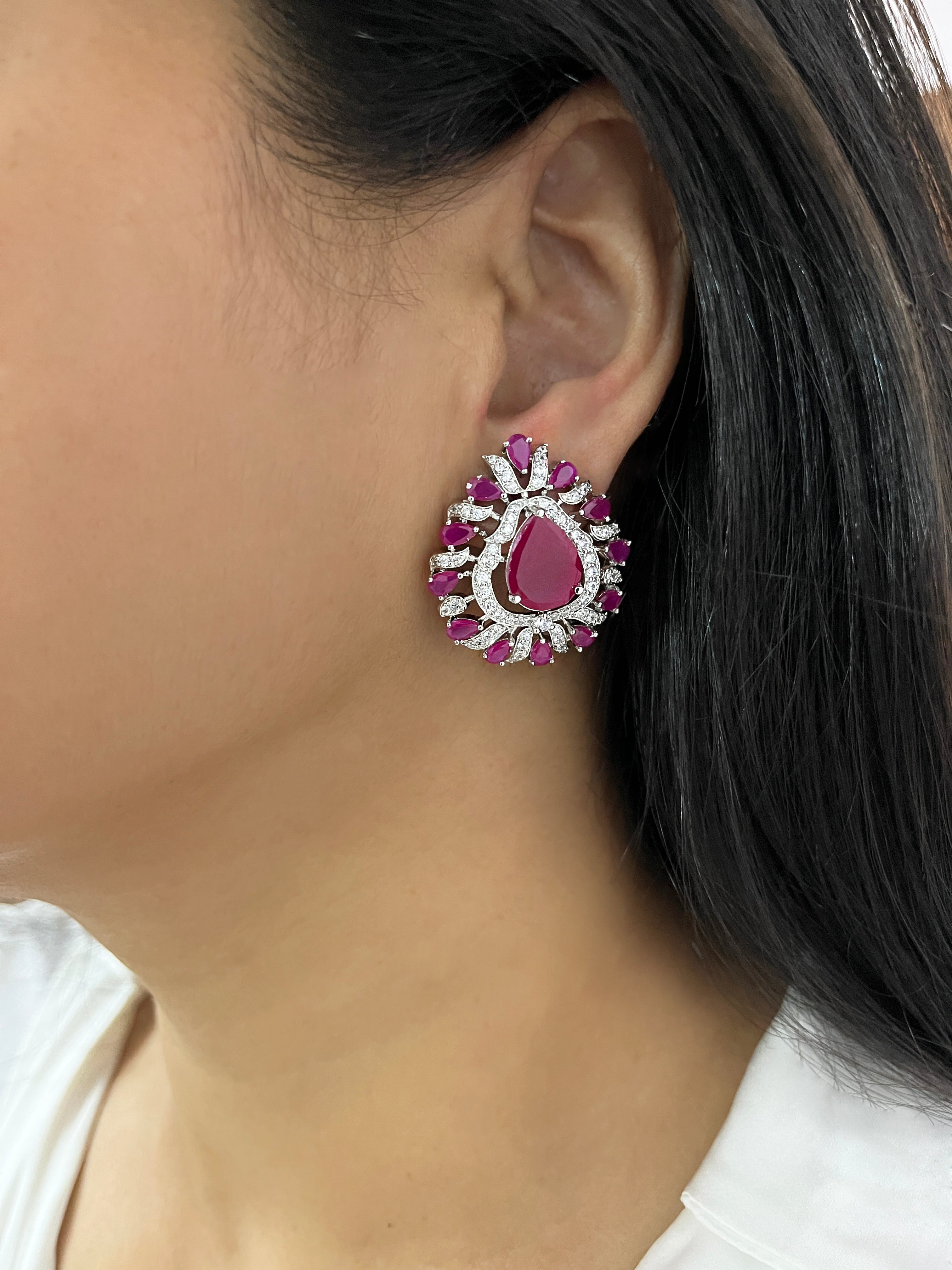 Isis Diamond Designer Studs
