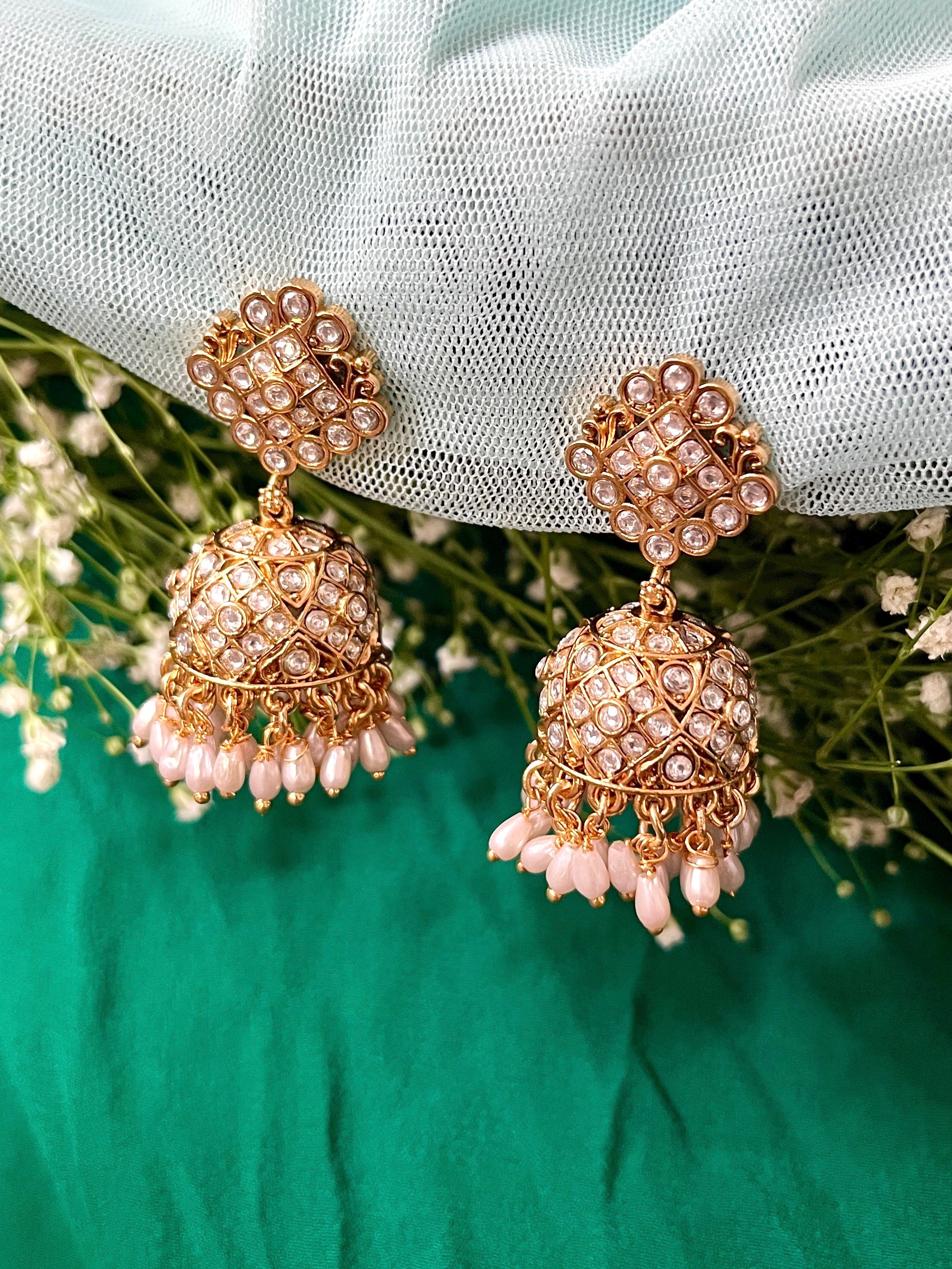 Arshi Designer Polki Jhumkas