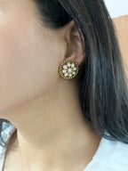 Chakra Polki Designer Studs