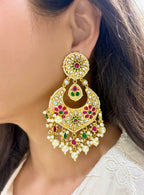 Bahara Oversized Polki Chandbalis