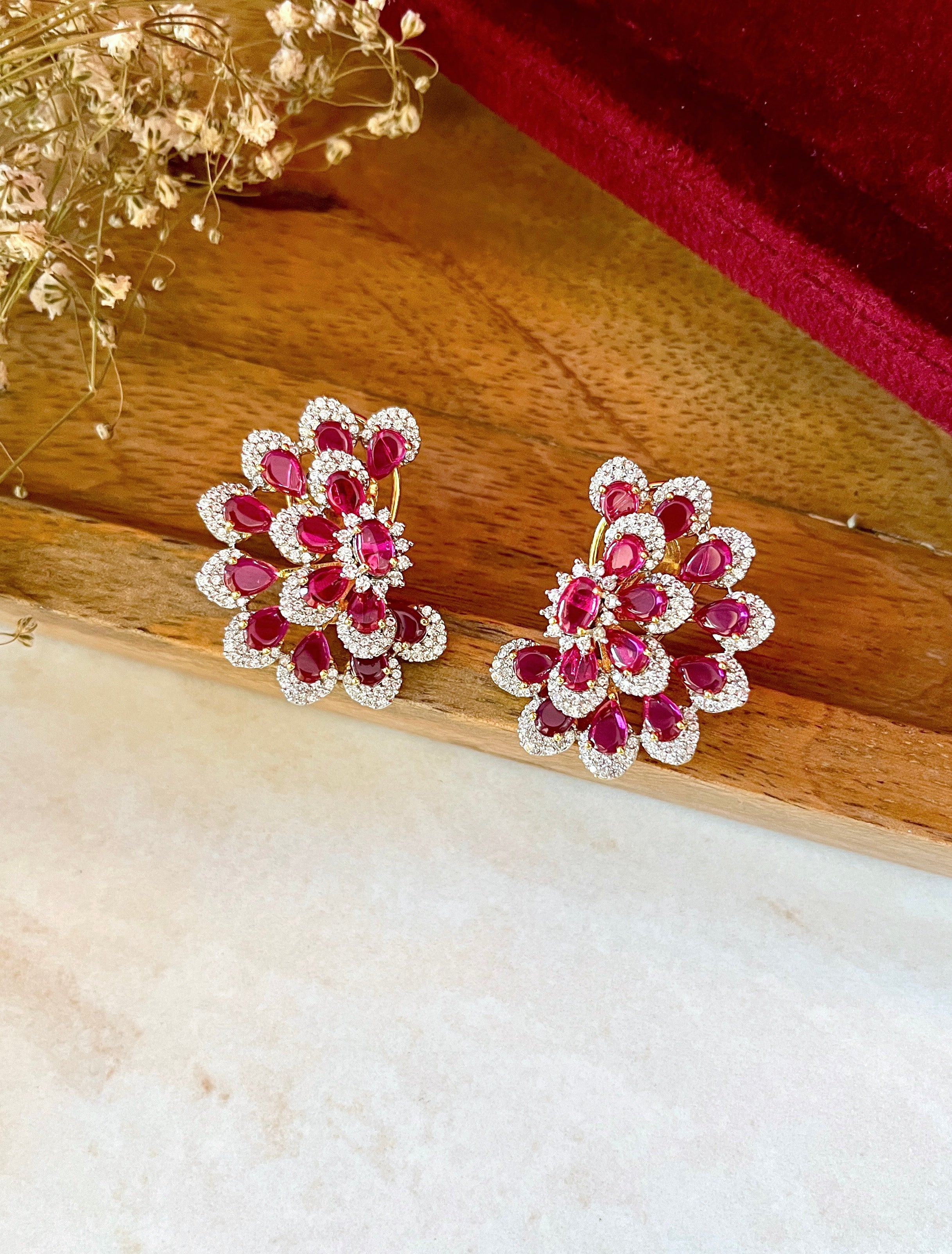 Ava Contemporary Diamond Studs