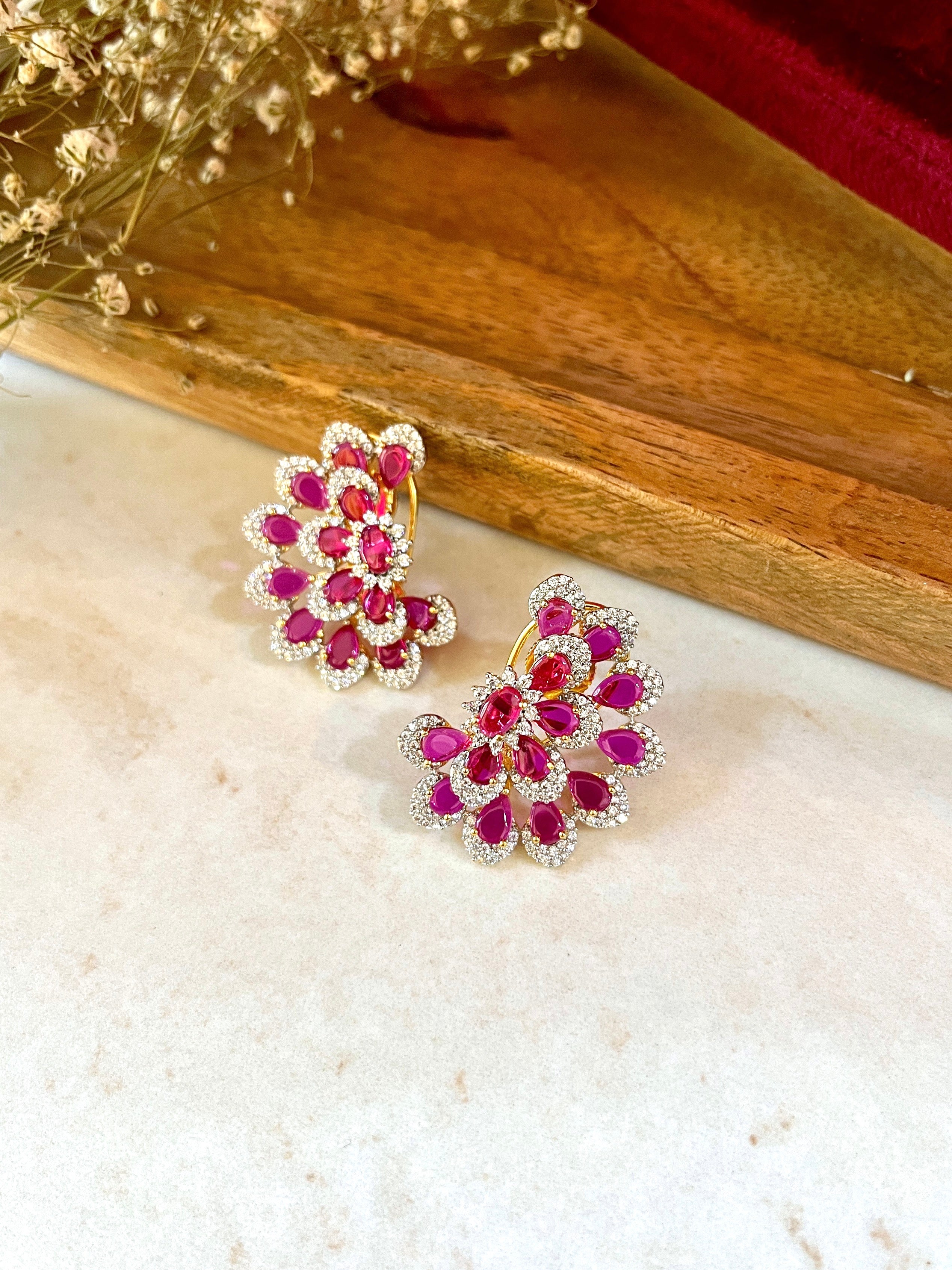 Ava Contemporary Diamond Studs