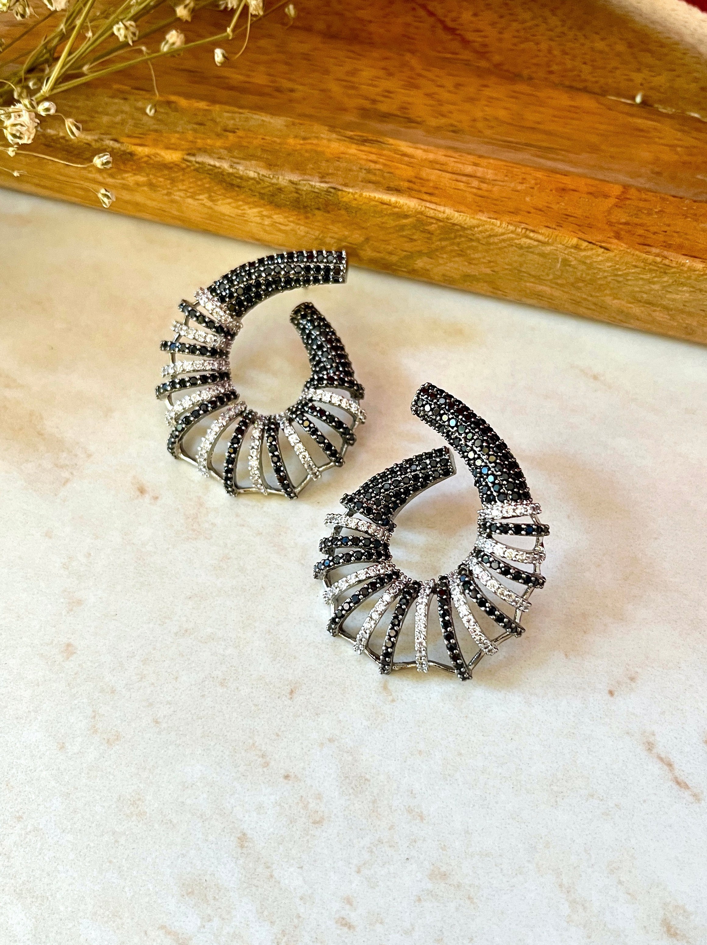 Alba Modern Diamond Earrings