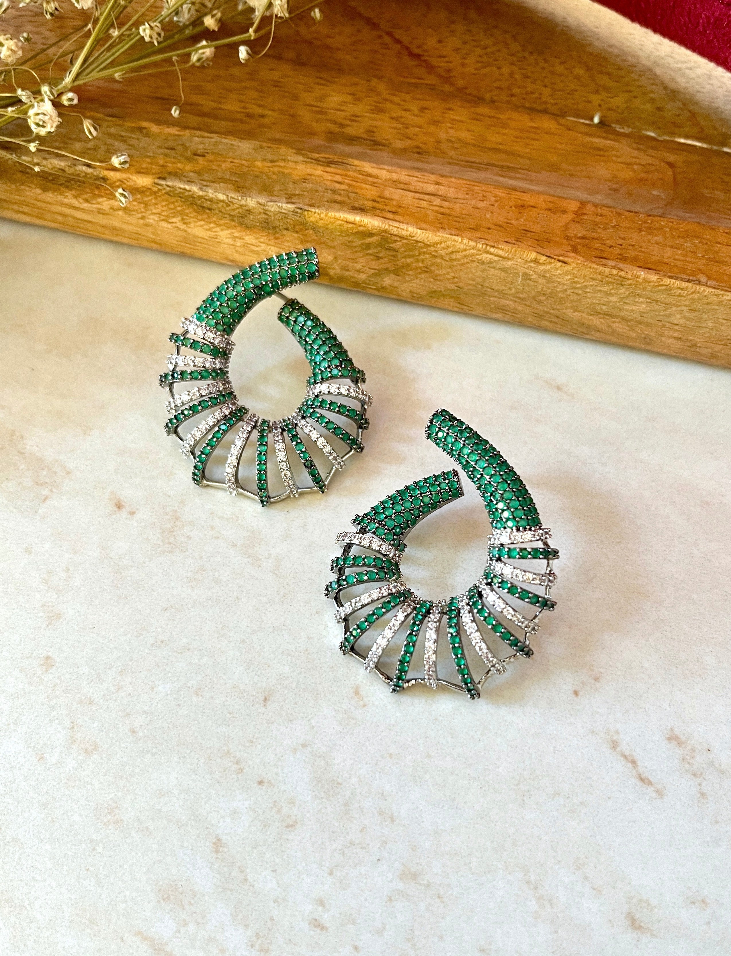 Alba Modern Diamond Earrings