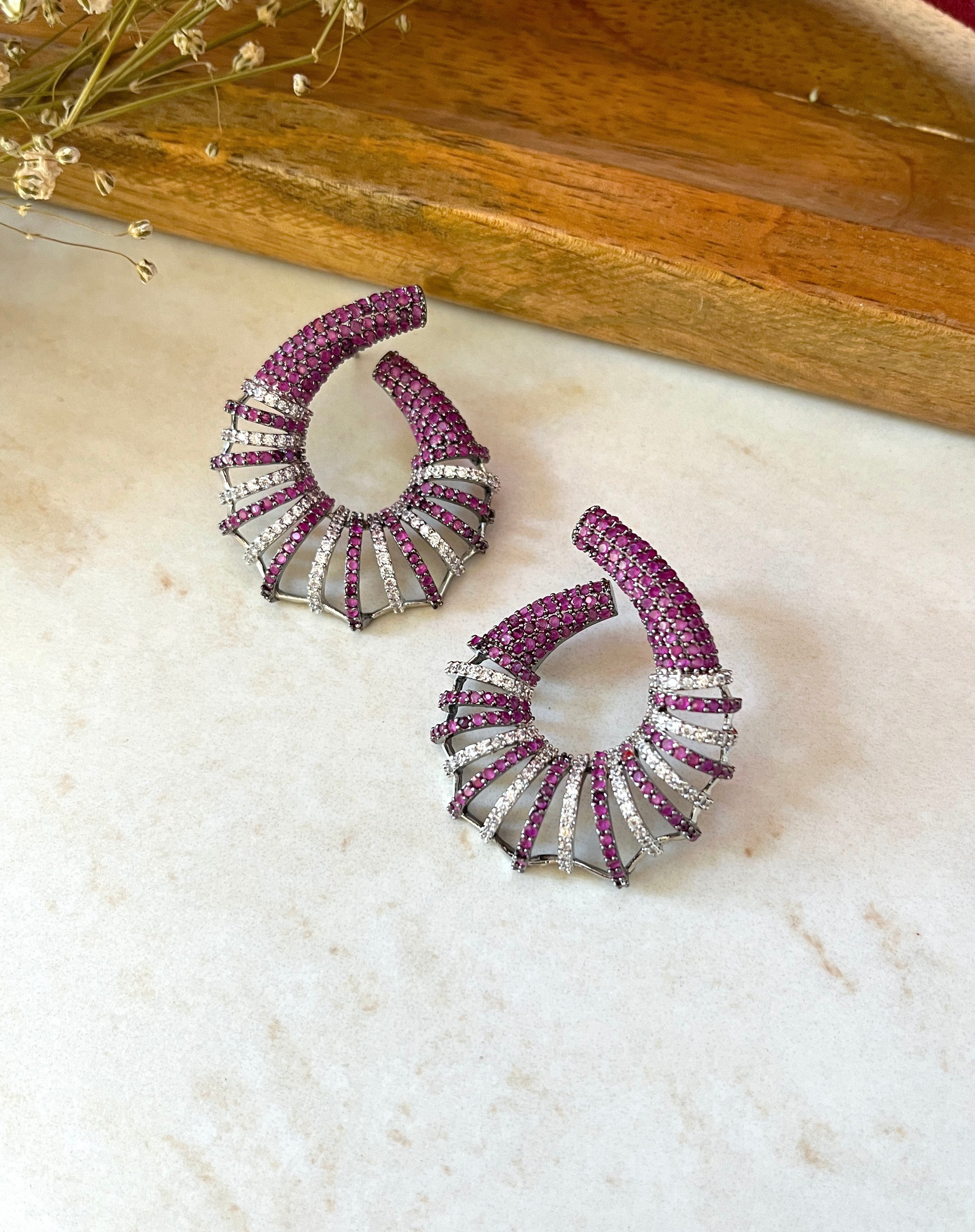 Alba Modern Diamond Earrings