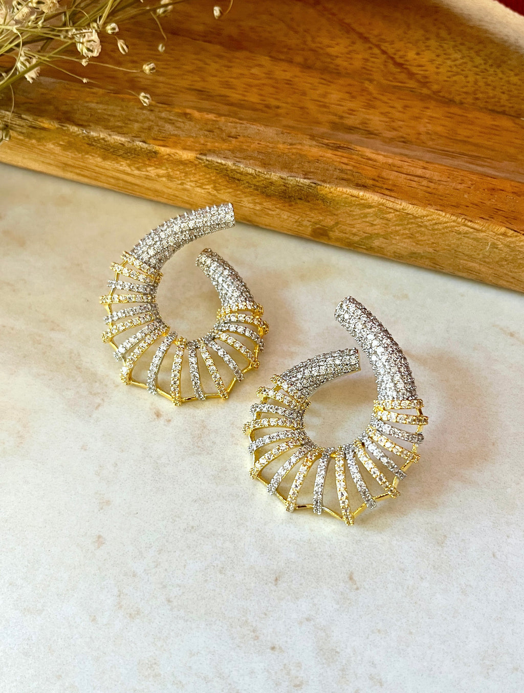 Alba Modern Diamond Earrings