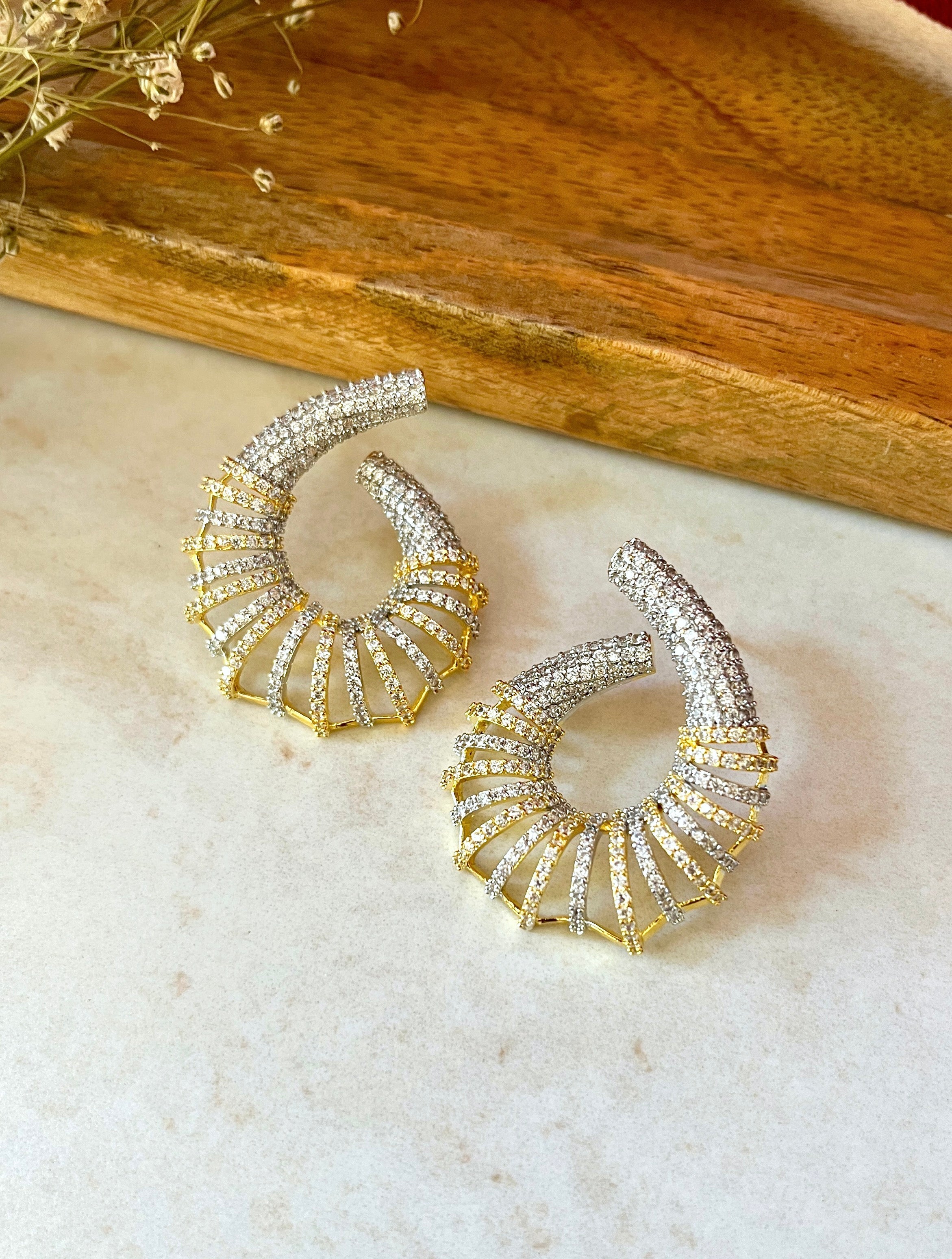 Alba Modern Diamond Earrings