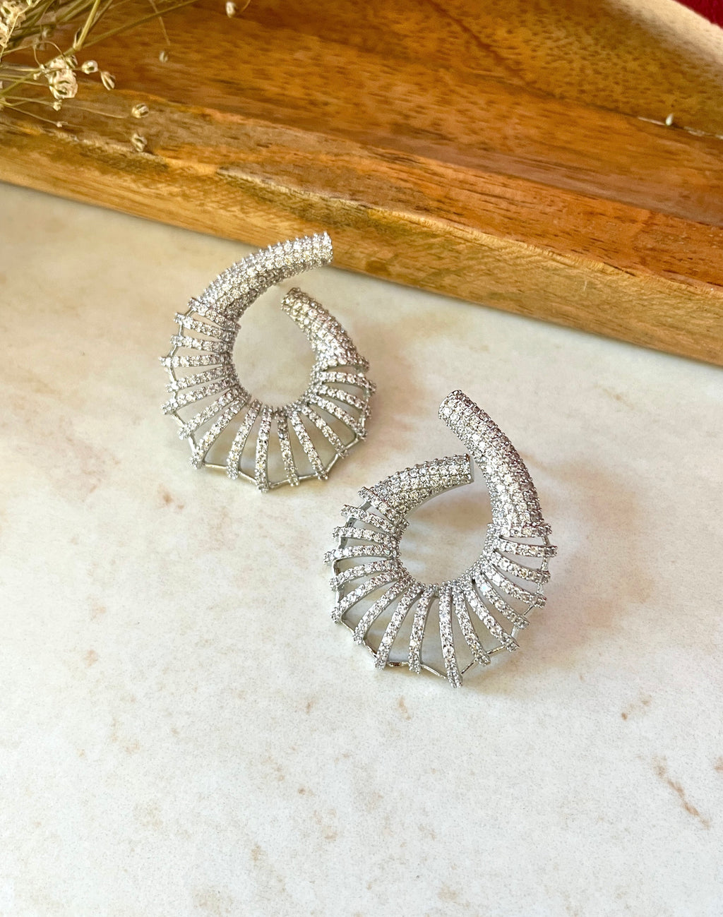 Alba Modern Diamond Earrings