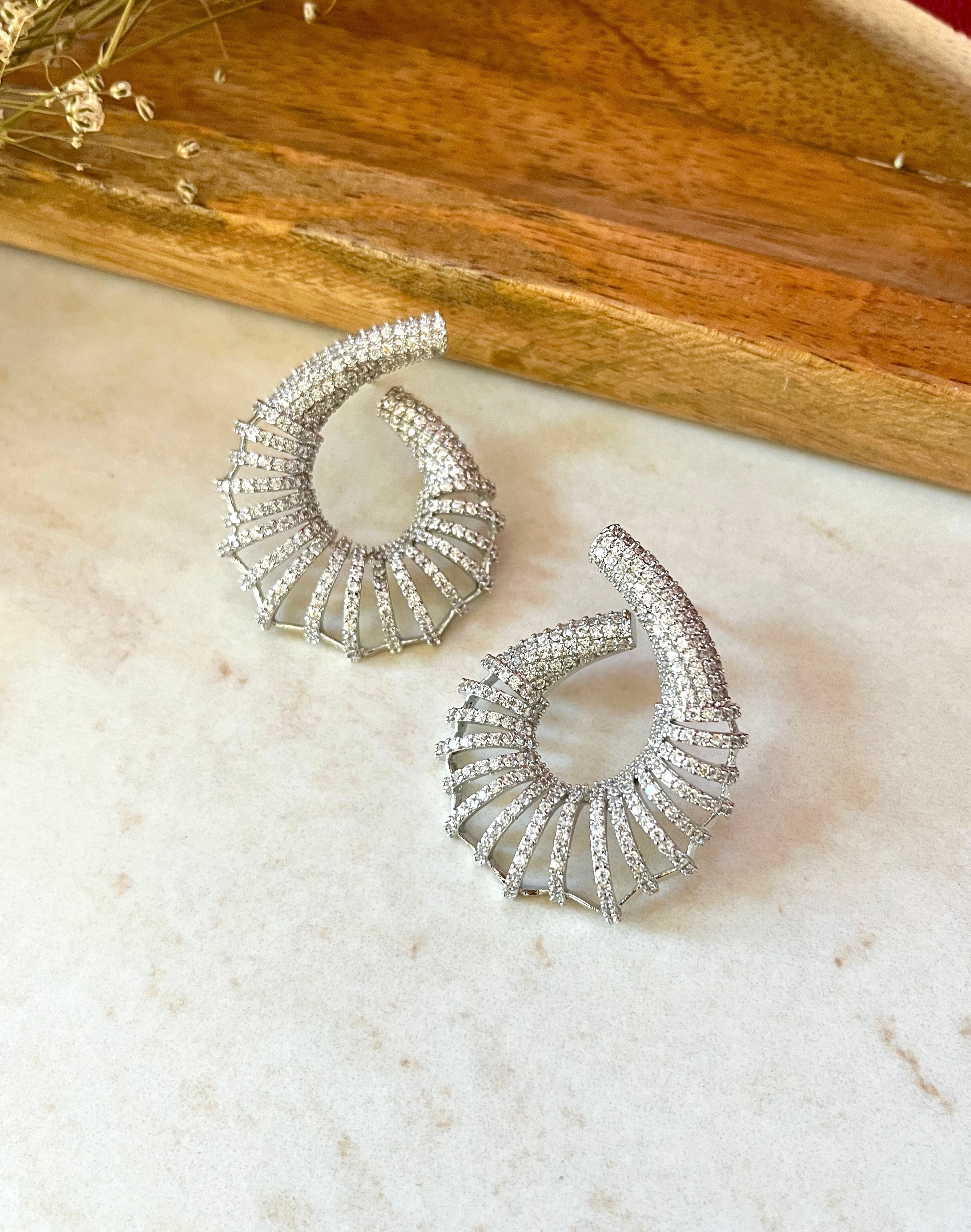 Alba Modern Diamond Earrings