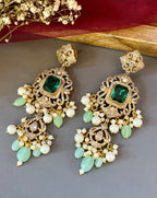Anamika Ethnic Diamond Designer Earrings