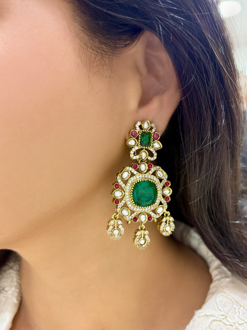 Amelia Polki Designer Earrings