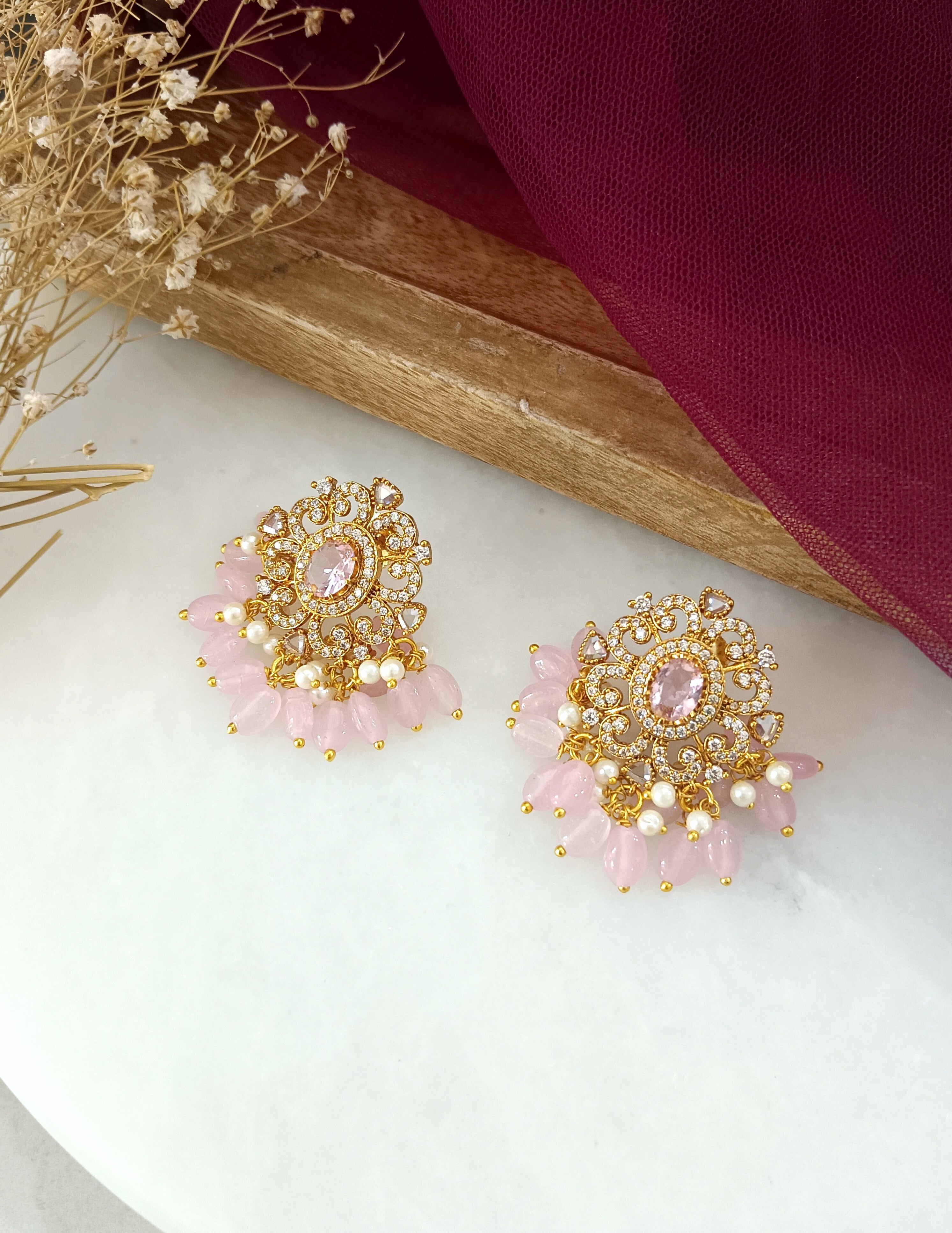 Umika Traditional Diamond Earrings