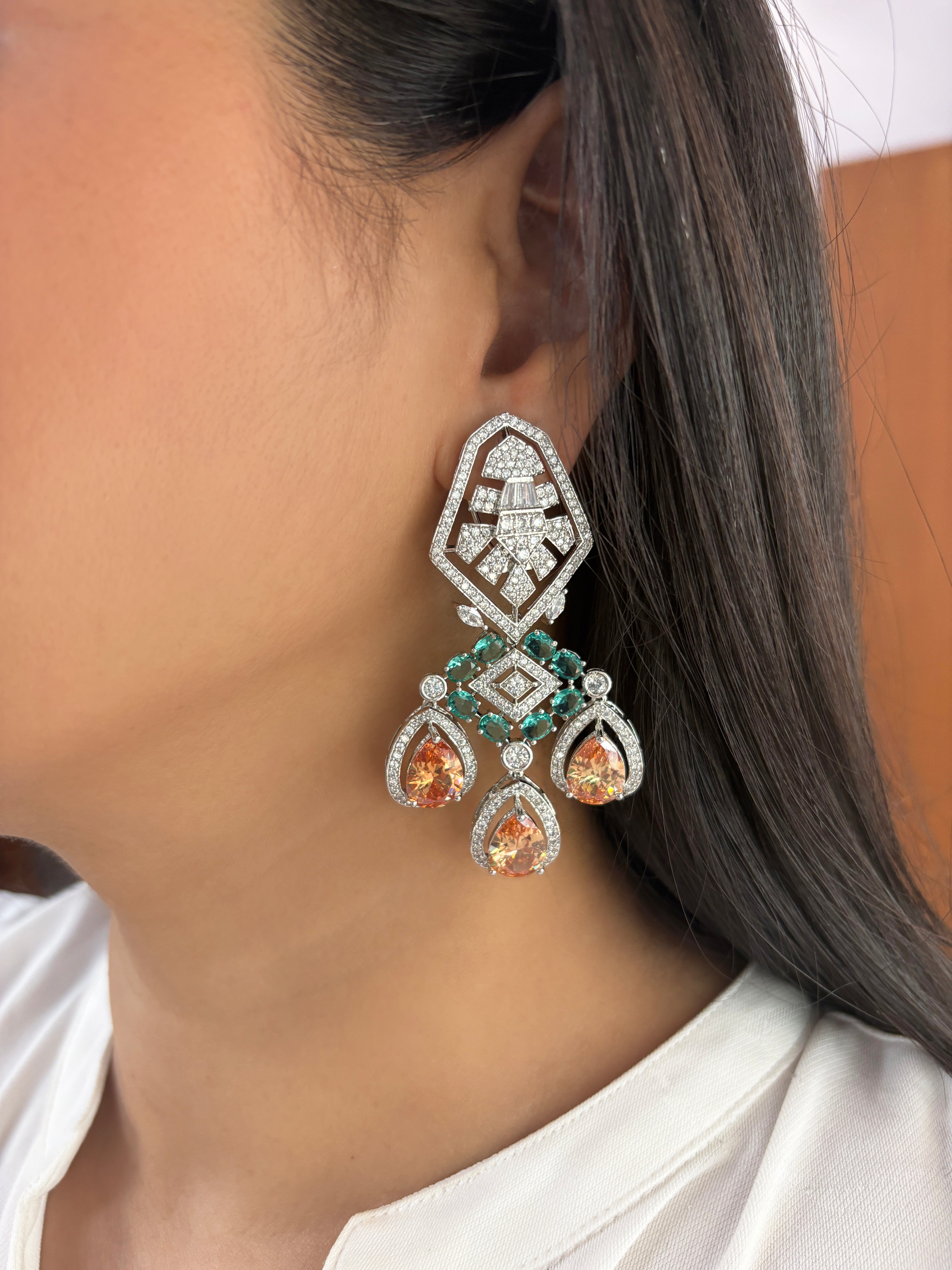 Naisha Designer Diamond Earrings