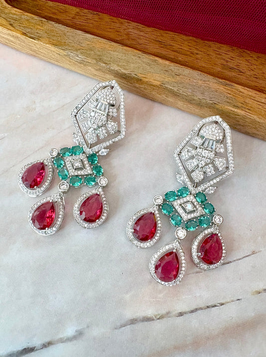 Naisha Designer Diamond Earrings