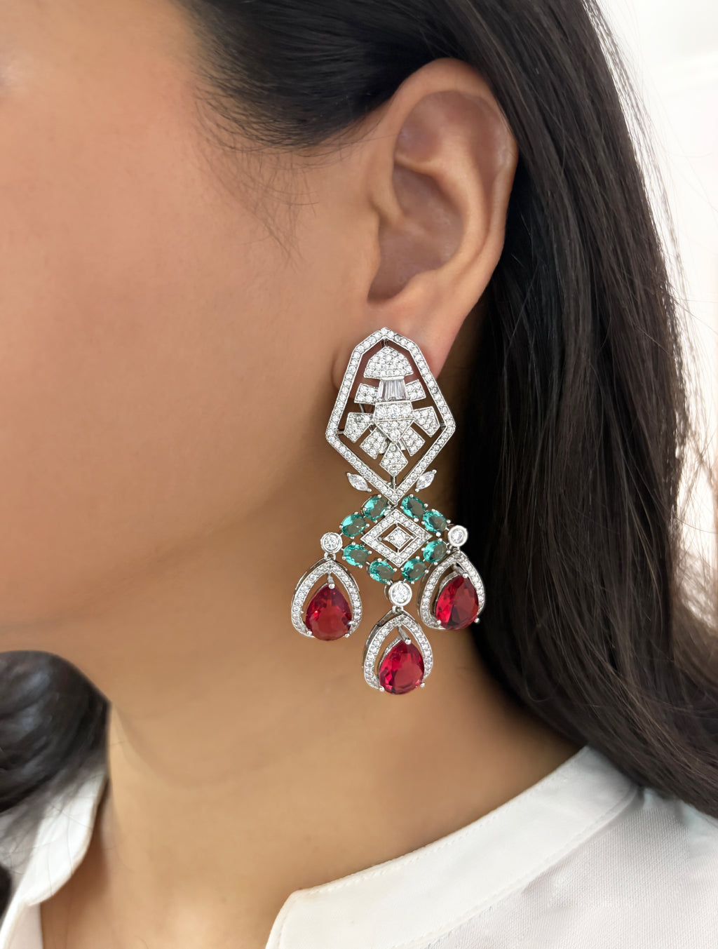 Naisha Designer Diamond Earrings