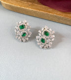 Gardenia Diamond Stud Earrings