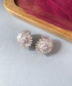 Swirl Designer Diamond Studs