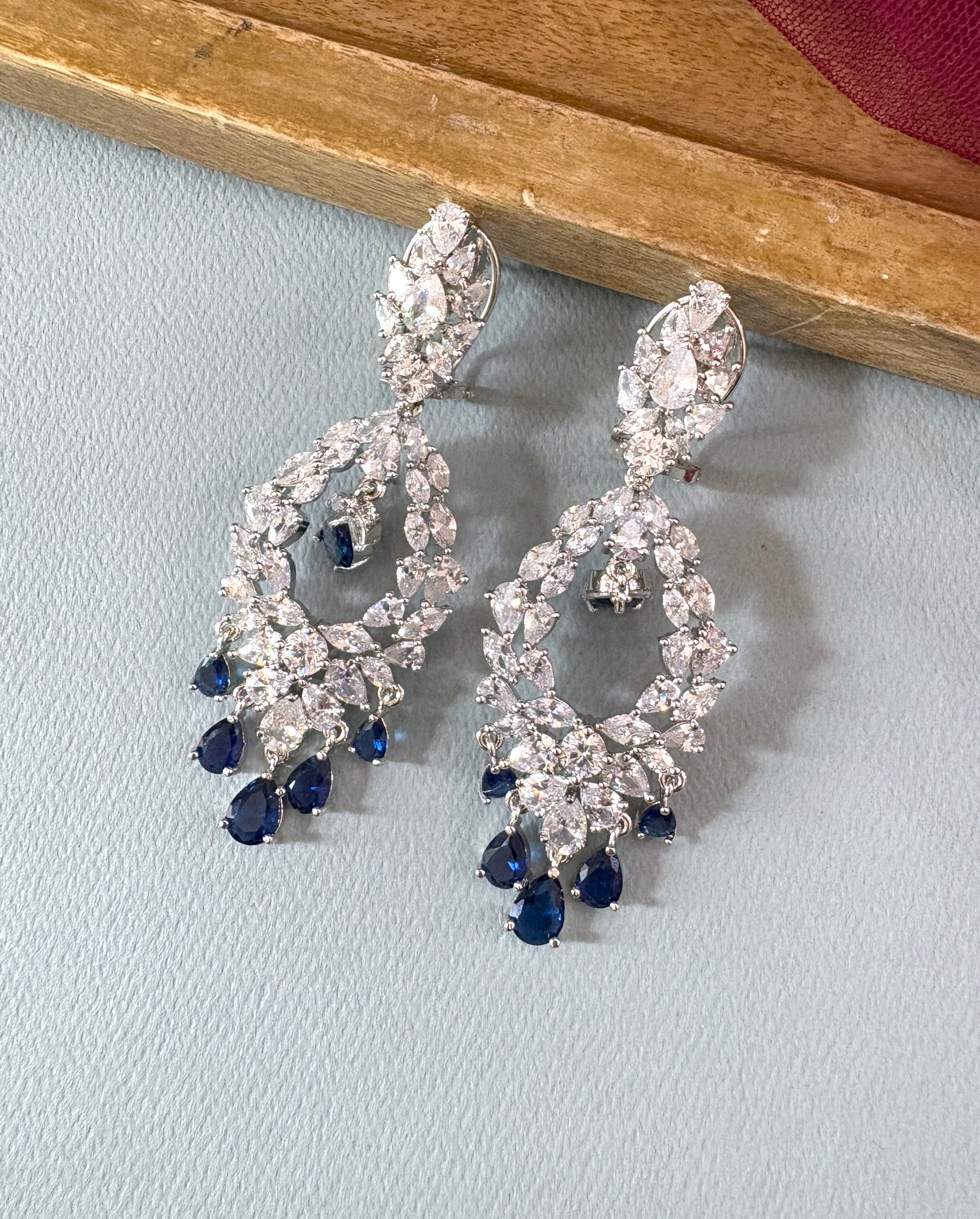 Shirley Diamond Dangle Earrings