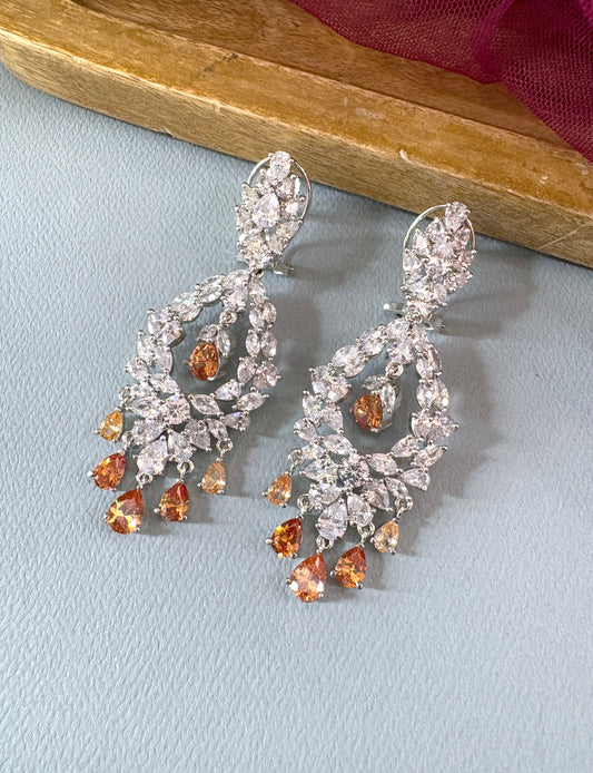 Shirley Diamond Dangle Earrings