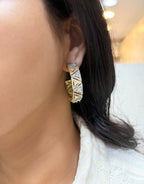 Maria Diamond Statement Hoops