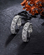 Maria Diamond Statement Hoops